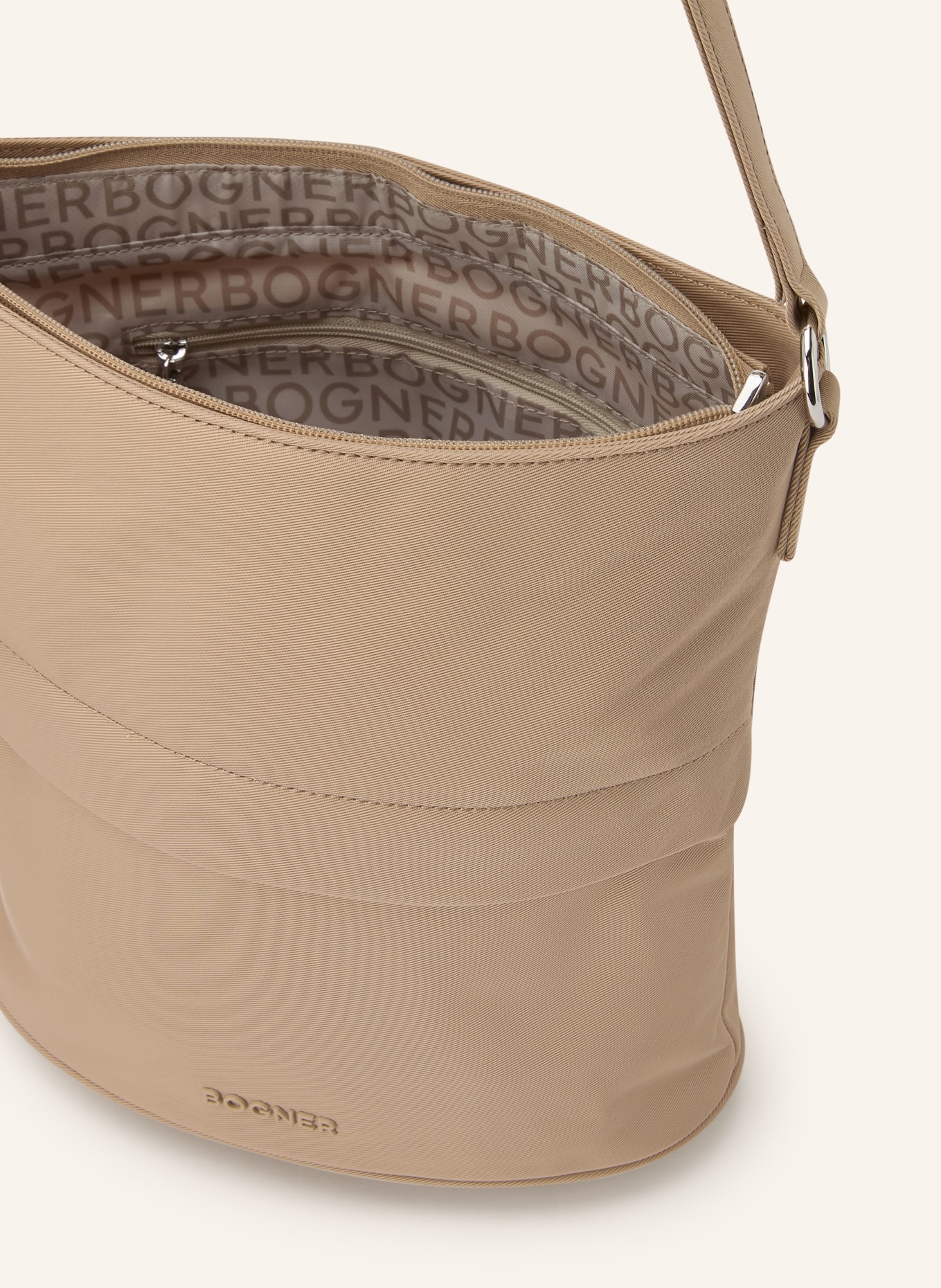 BOGNER shoulder bag: LIGHT BROWN