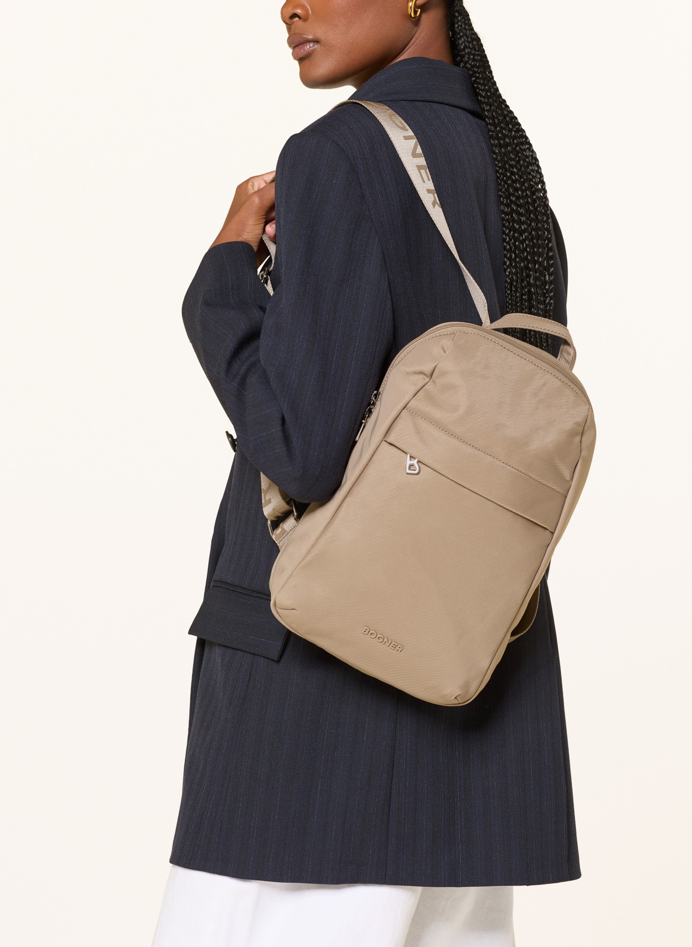 BOGNER MAXON MAXI backpack: LIGHT BROWN