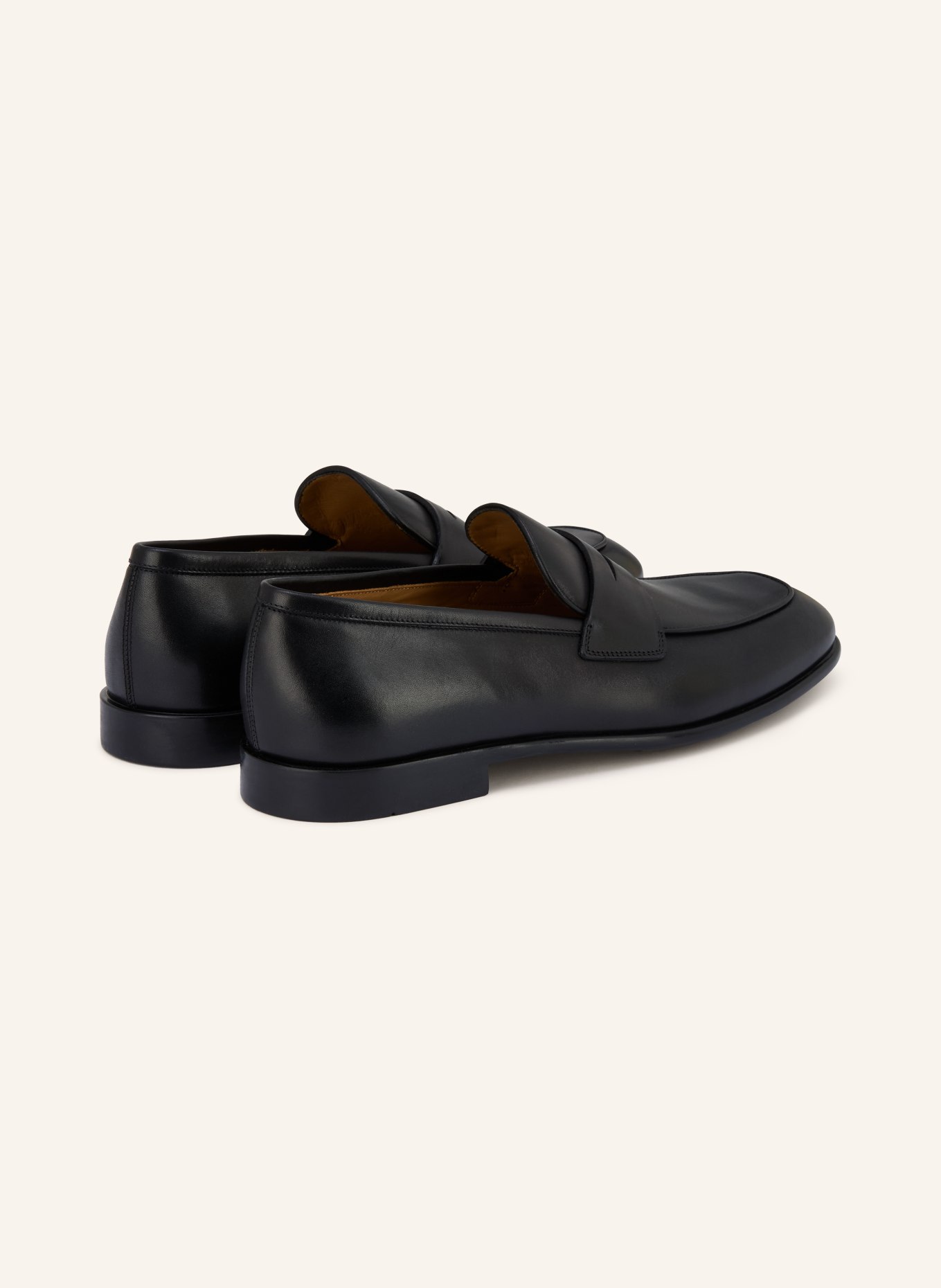 FERRAGAMO Penny loafers: CZARNY