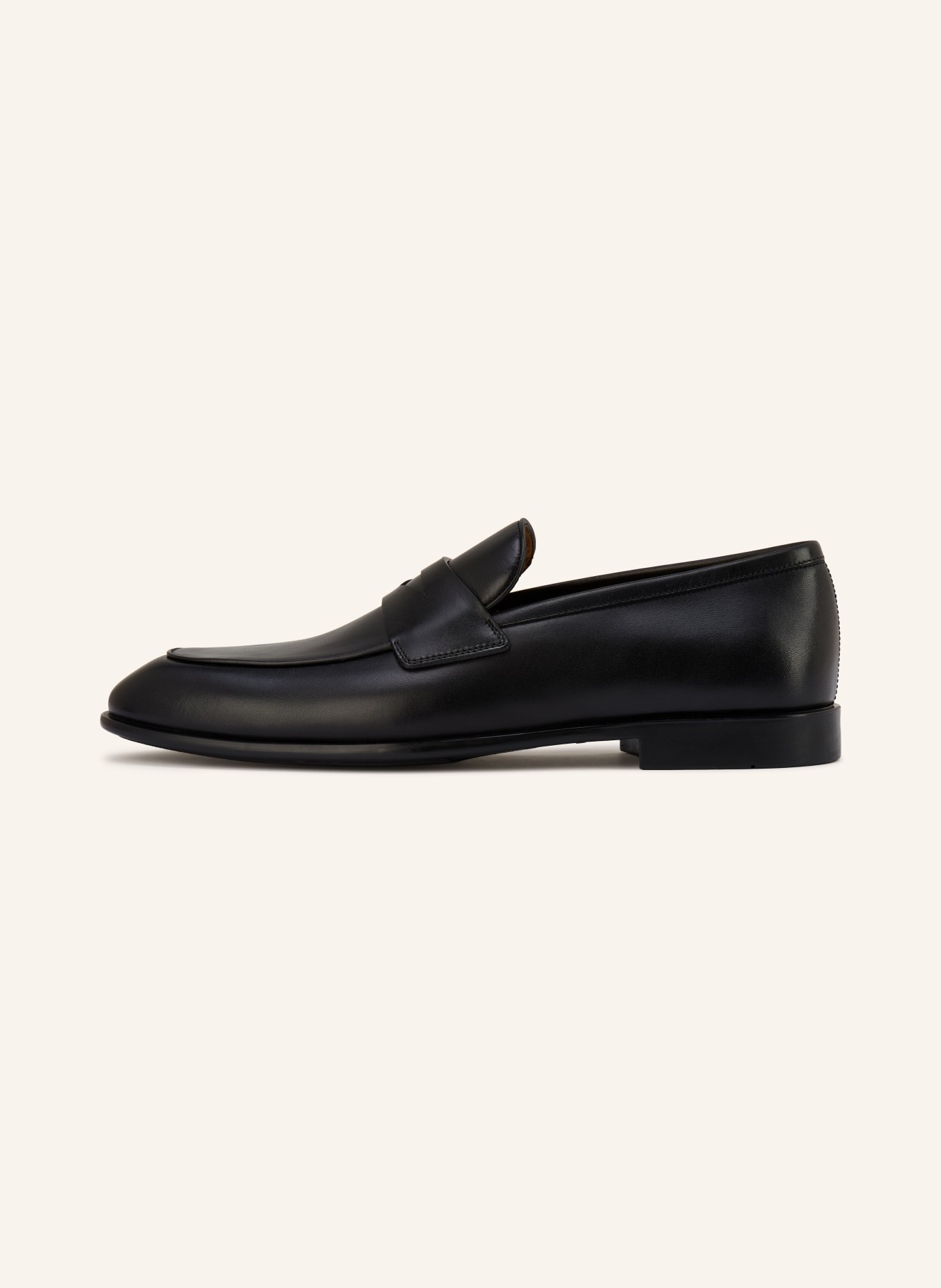 FERRAGAMO Penny loafers: CZARNY