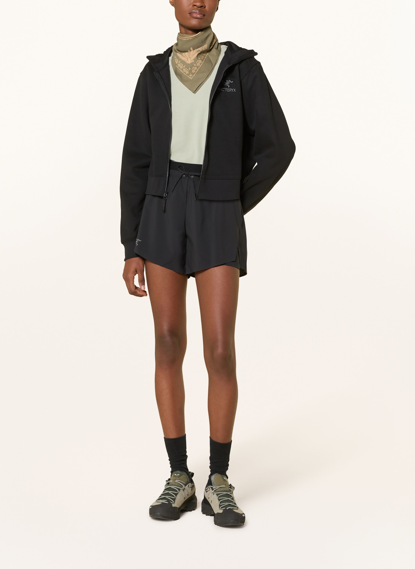 ARC'TERYX Short de randonnée NORVAN 5: NOIR