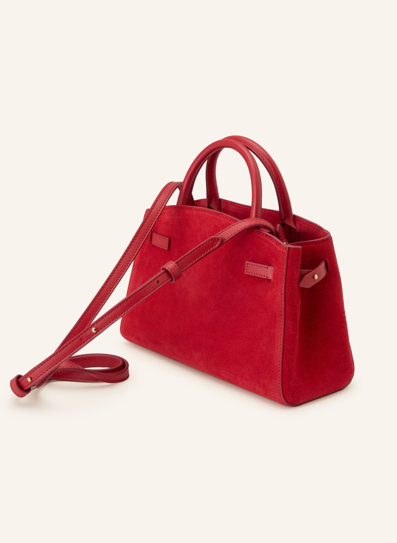 DEMELLIER Kabelka THE SMALL HUDSON: ČERVENÁ
