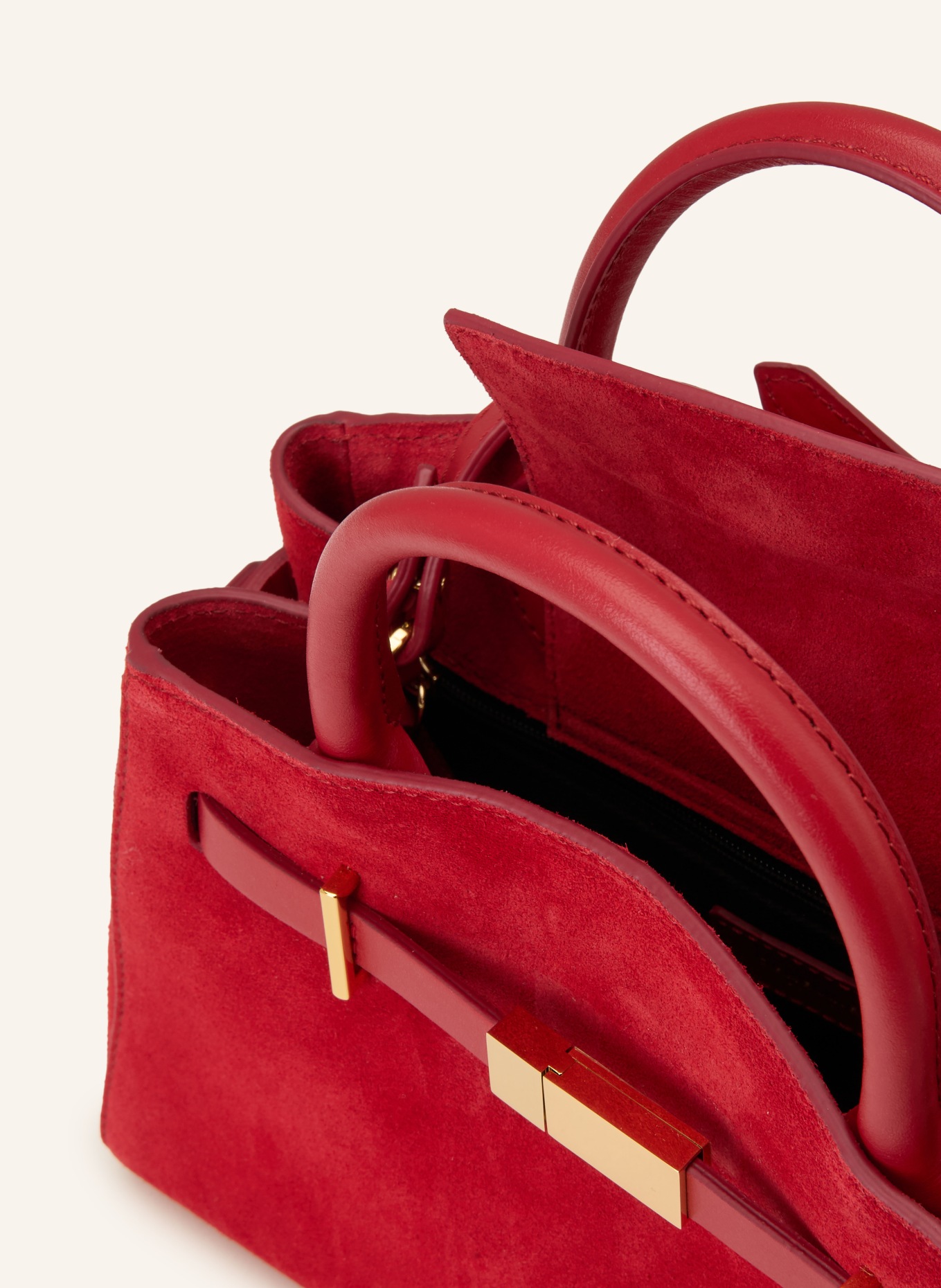 DEMELLIER Kabelka THE SMALL HUDSON: ČERVENÁ