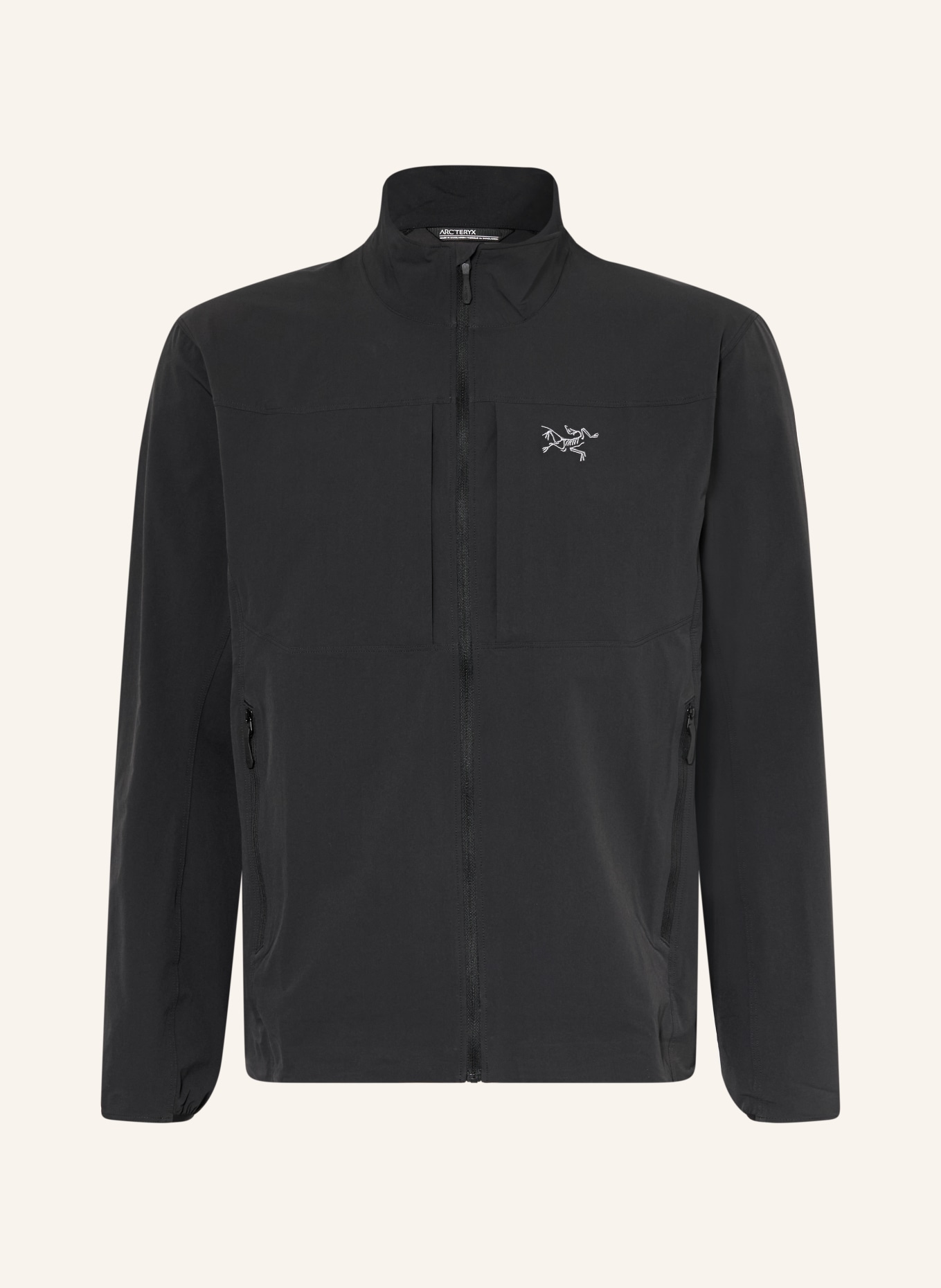 ARC'TERYX Softshell-Jacke GAMMA LIGHTWEIGHT: SCHWARZ