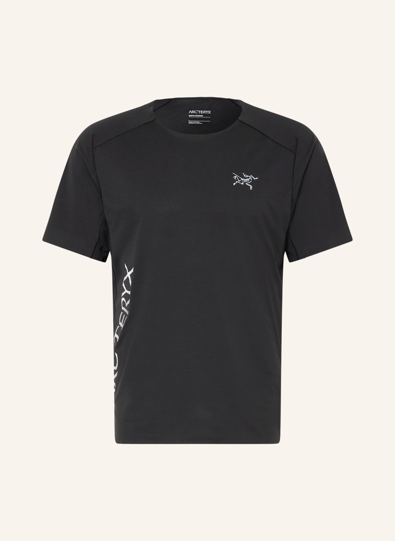 ARC'TERYX Funktionsshirt NORVAN DOWNWORD: SCHWARZ