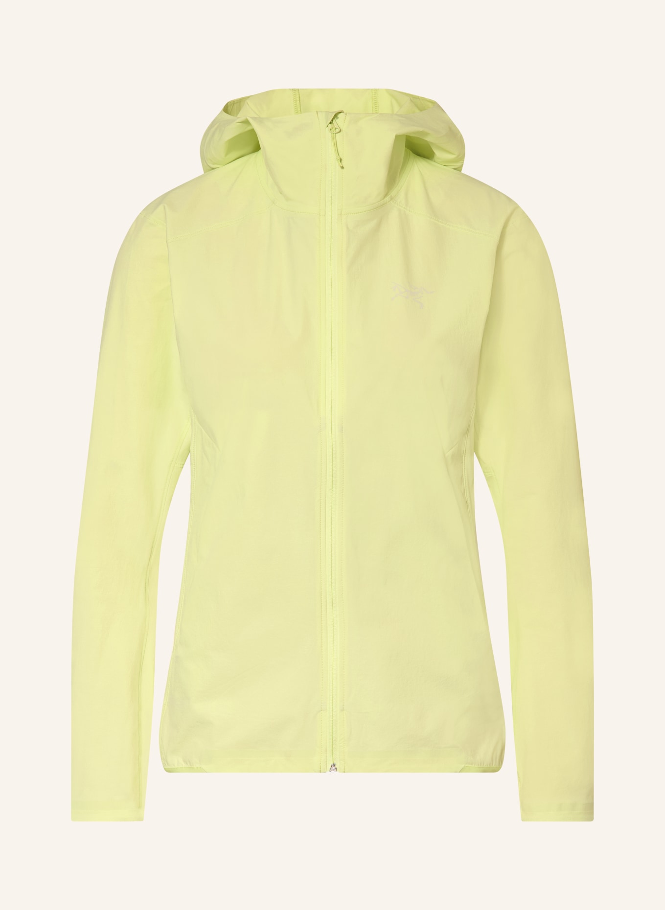 ARC'TERYX Softshell-Jacke GAMMA LIGHTWEIGHT HOODY: HELLGELB