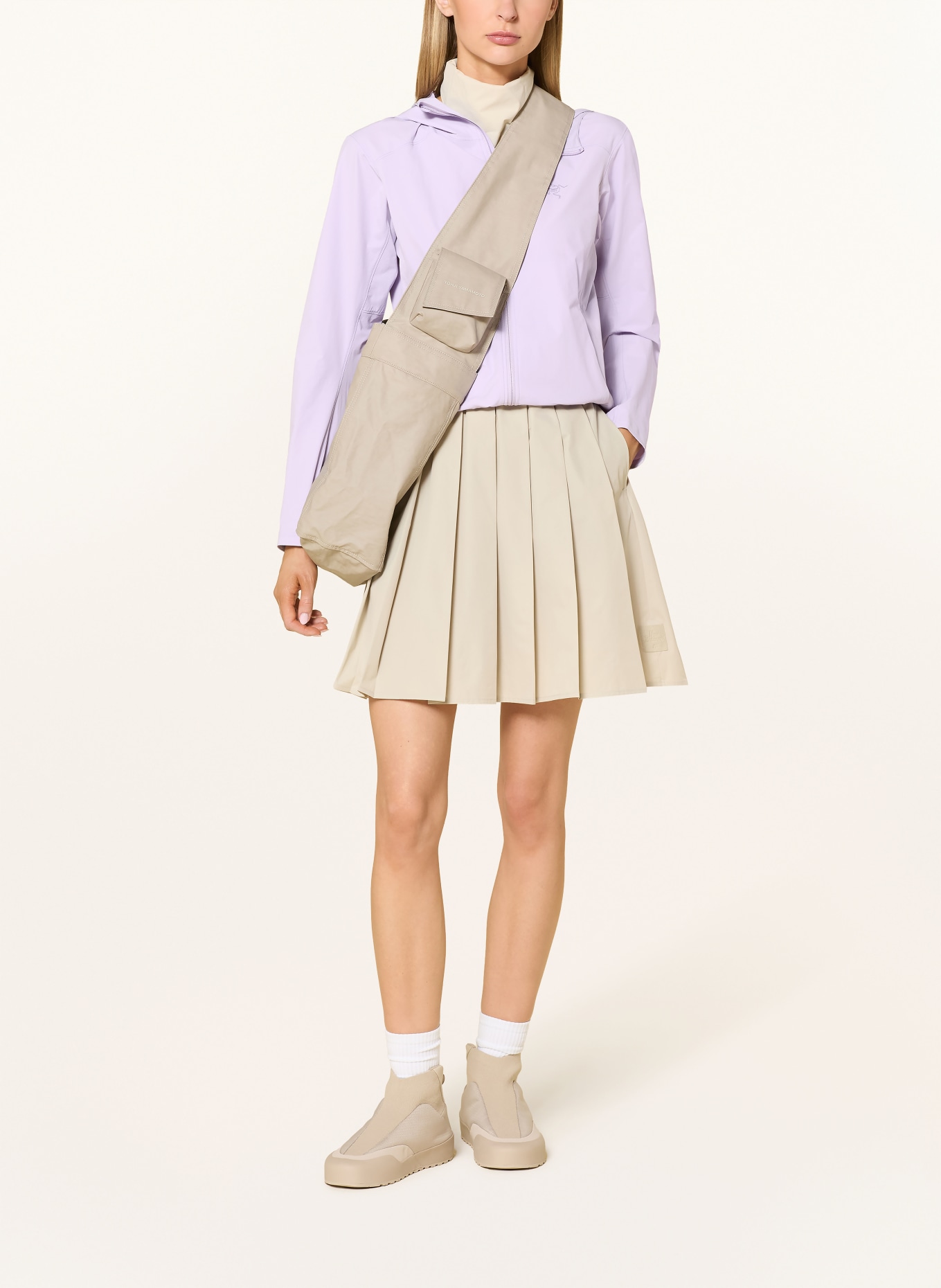 ARC'TERYX Softshell-Jacke GAMMA LIGHTWEIGHT HOODY: HELLLILA