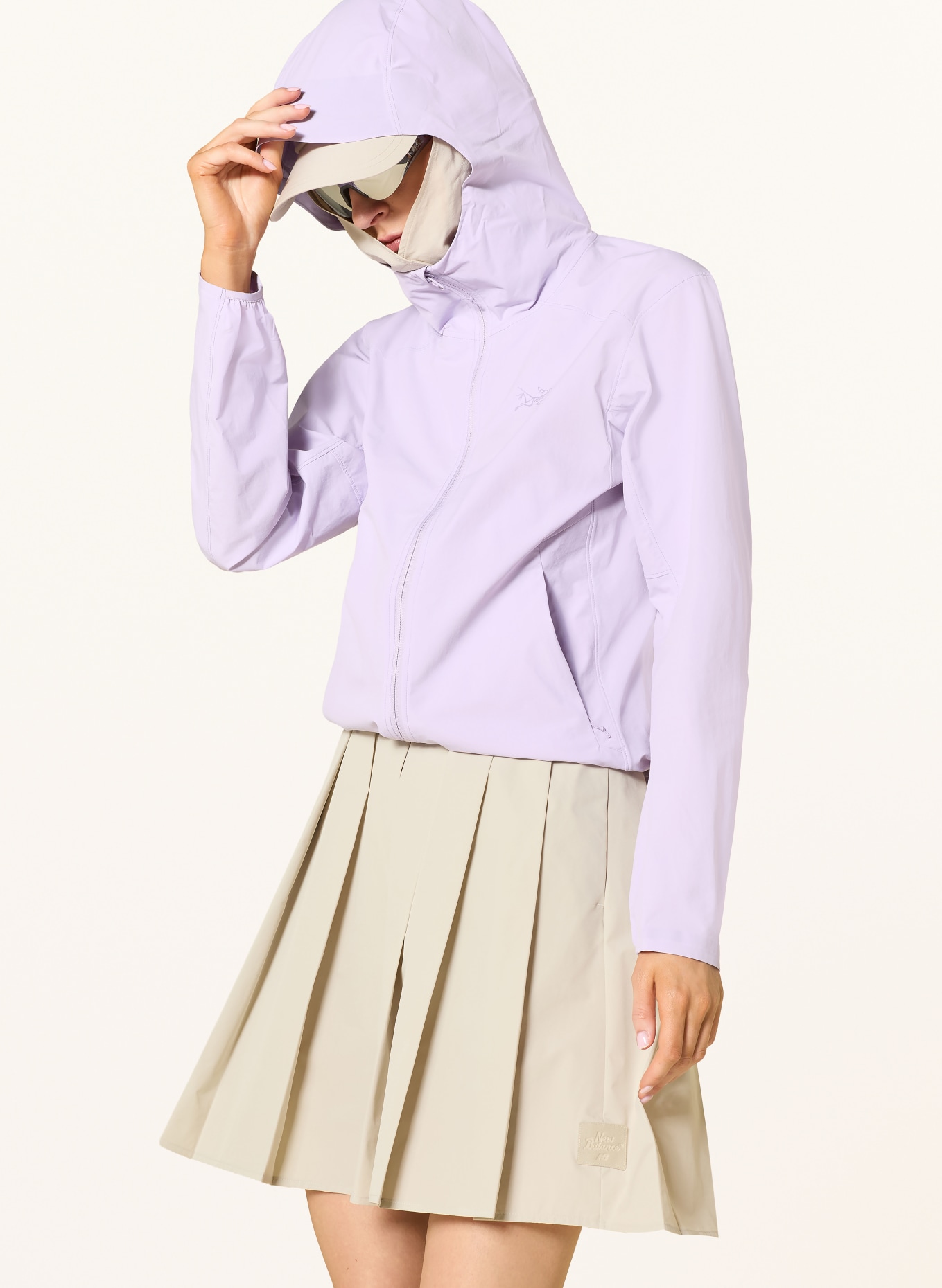 ARC'TERYX Softshell-Jacke GAMMA LIGHTWEIGHT HOODY: HELLLILA