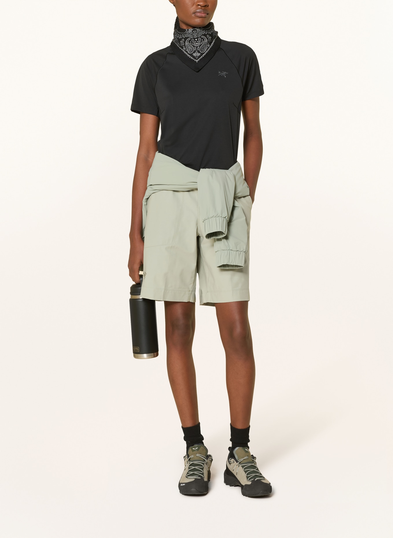 ARC'TERYX Functioneel shirt NORVAN: ZWART