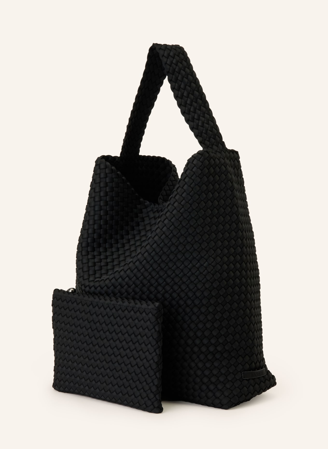 Naghedi Beuteltasche LARGE mit Pouch: SCHWARZ