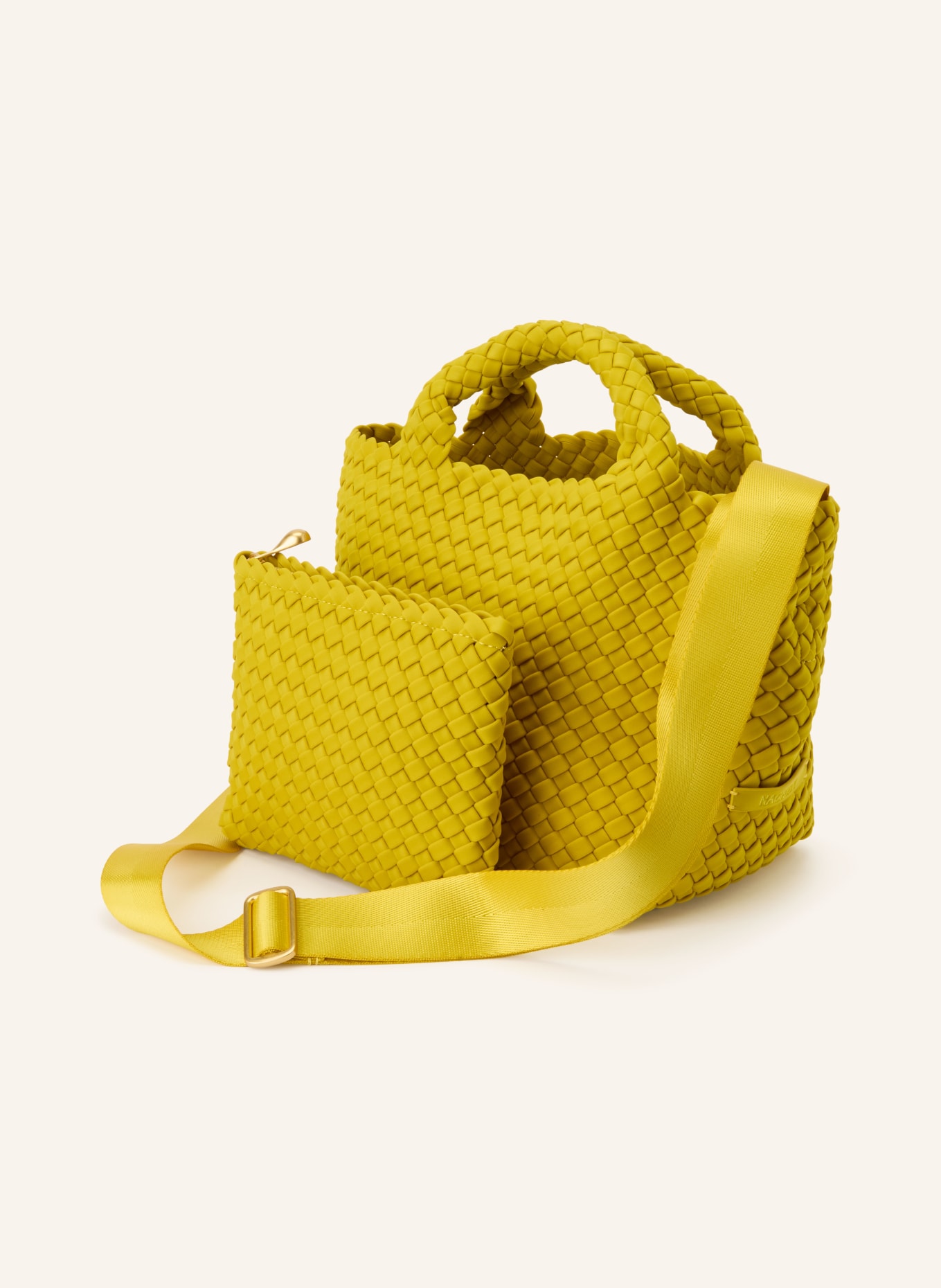 Naghedi Handtasche ST BARTHS SMALL mit Pouch: NEONGELB