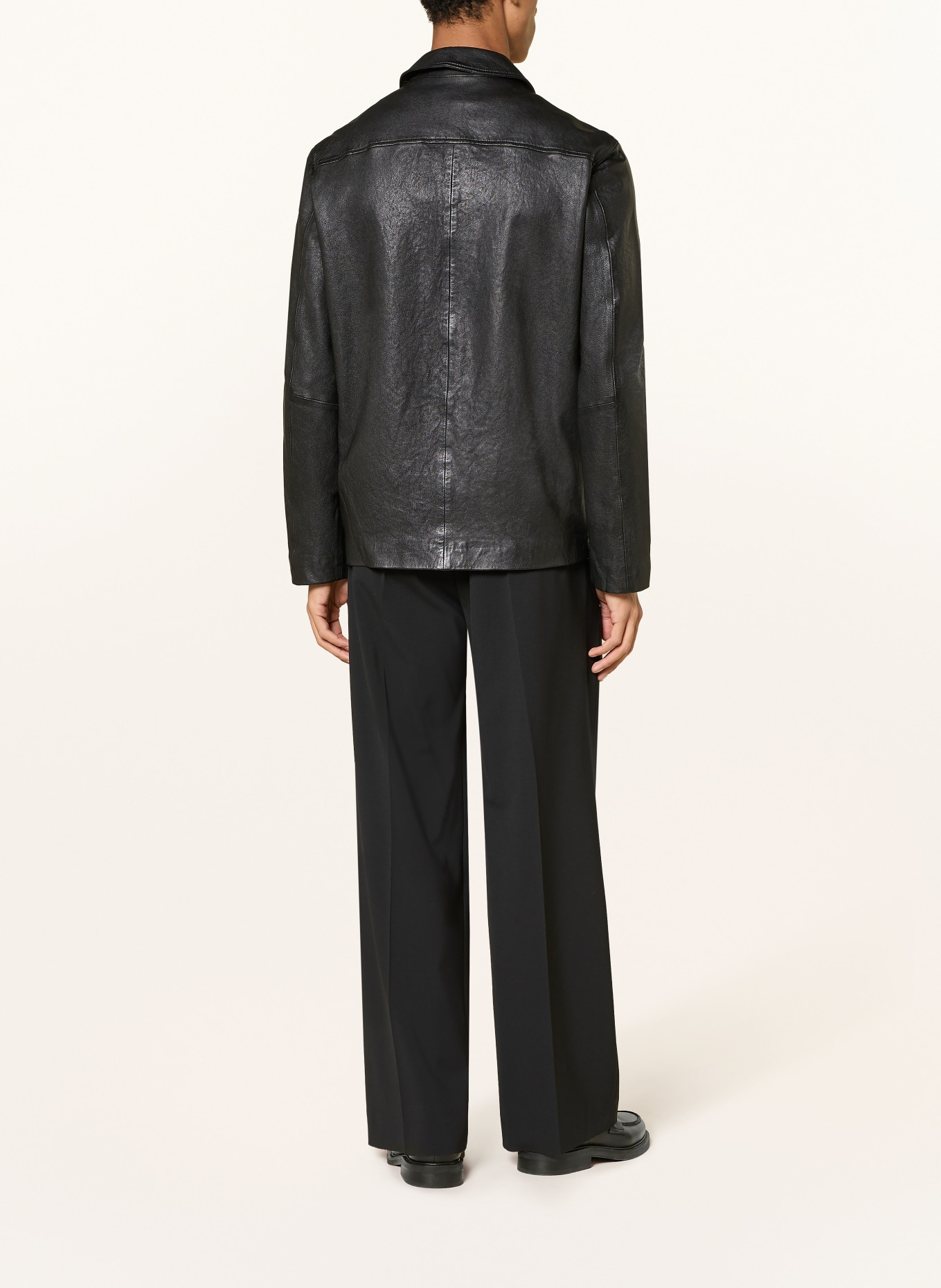 DRYKORN Chino LEEK_WIDE Coupe large: NOIR