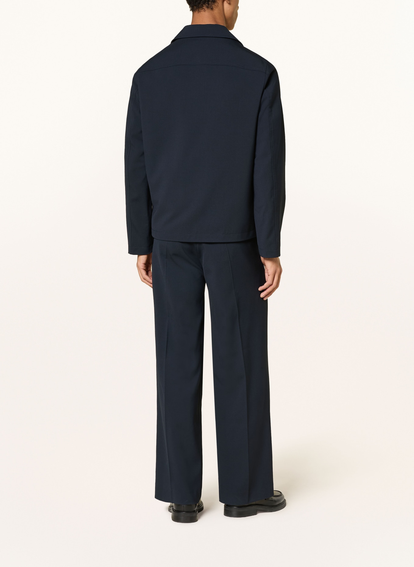 DRYKORN Chino LEEK_WIDE Wide Fit: DARK BLUE