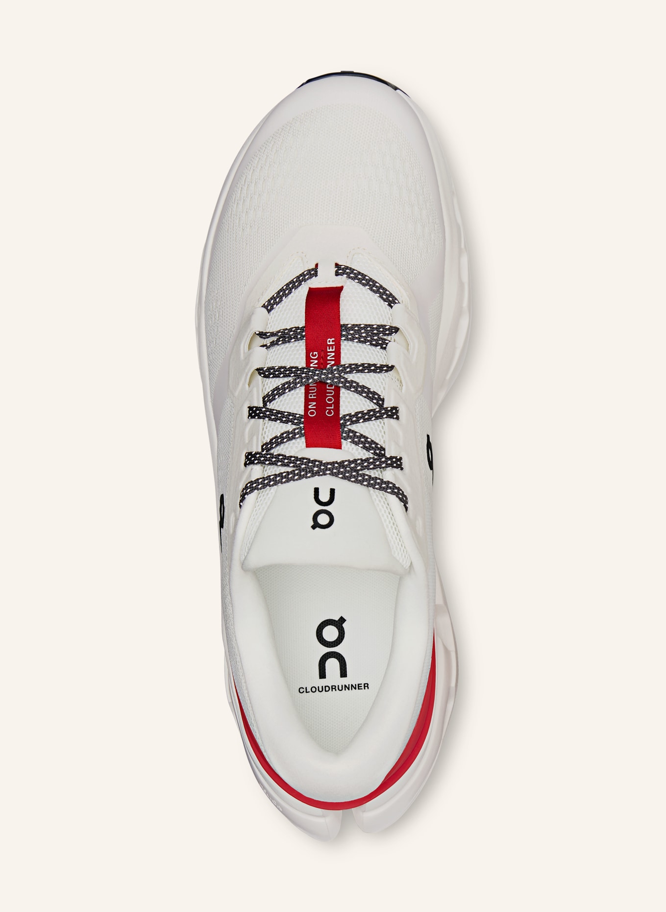 On Laufschuhe CLOUDRUNNER 3: WEISS