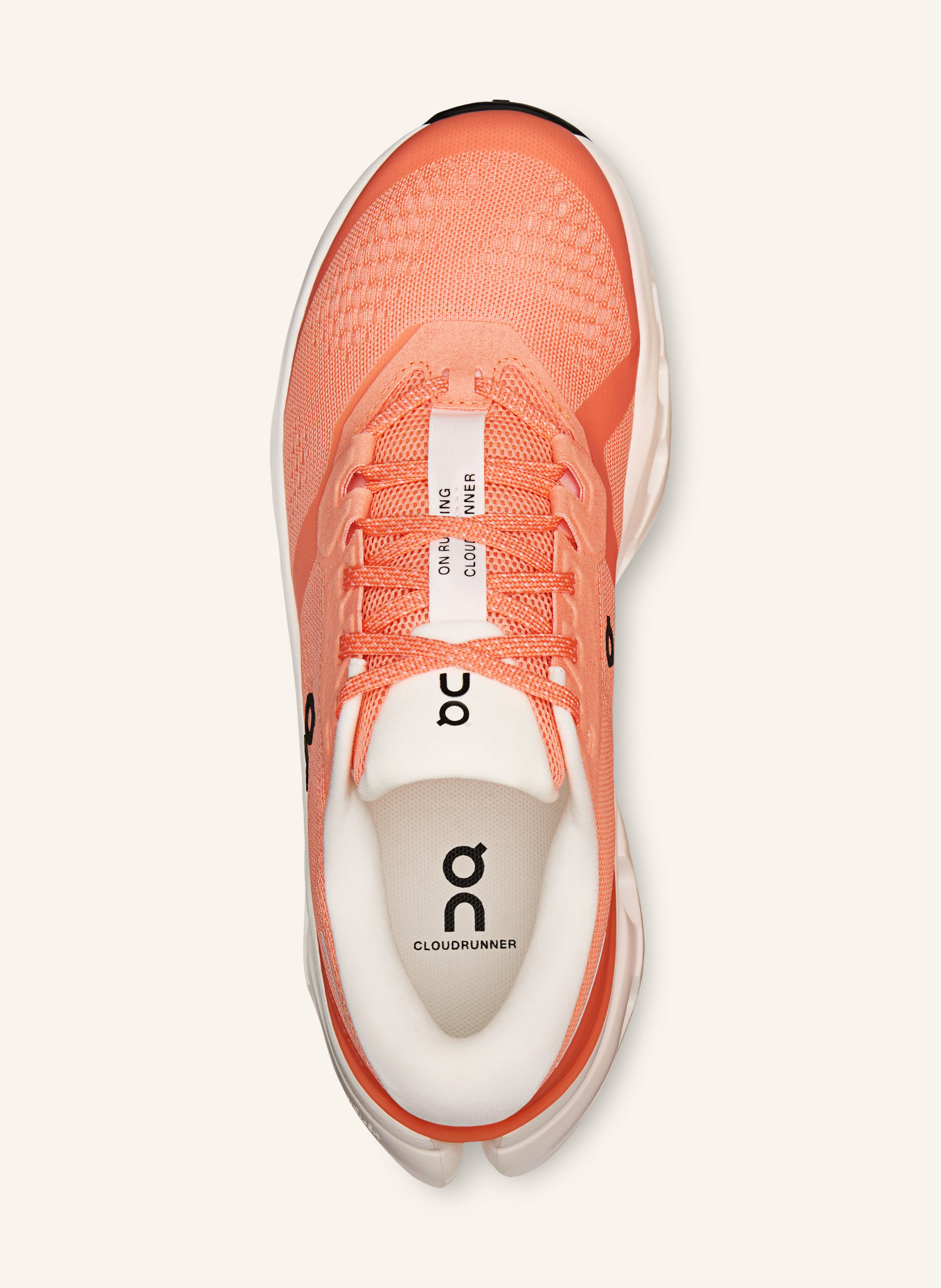 On Buty do biegania CLOUDRUNNER 3: POMARAŃCZOWY / BIAŁY / CZARNY