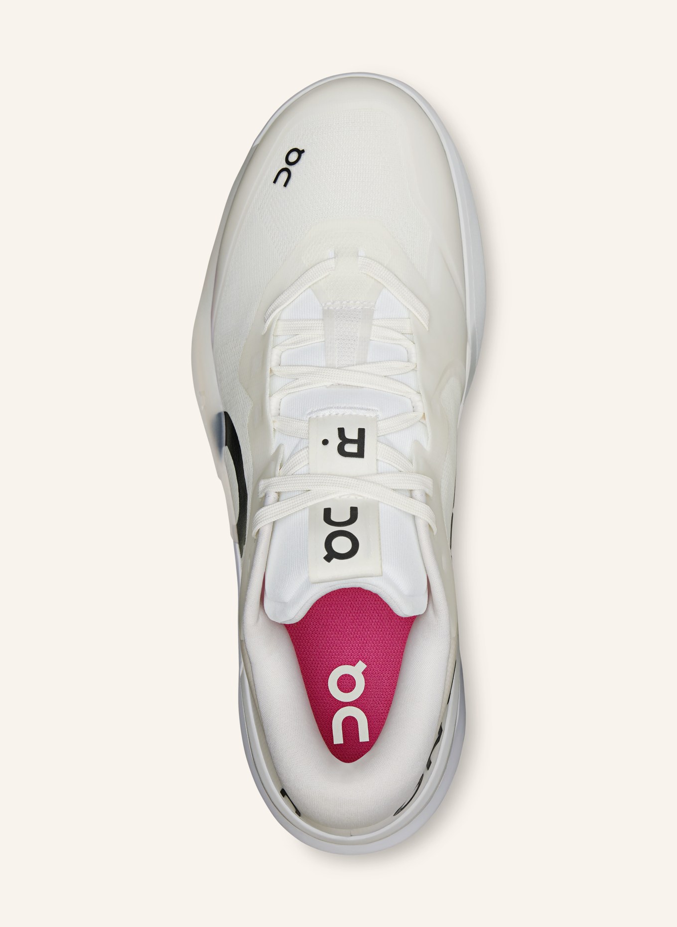 On Tennisschuhe THE ROGER PRO 3: WEISS / SCHWARZ