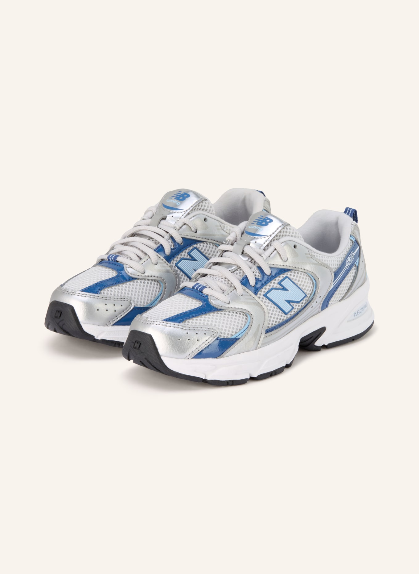 new balance Sneaker 530: SILBER / BLAU / WEISS