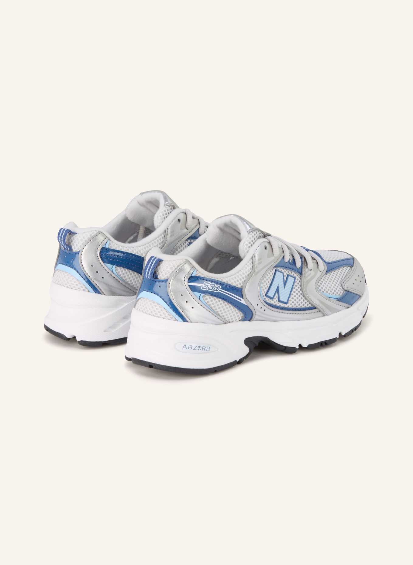 new balance Sneaker 530: SILBER / BLAU / WEISS