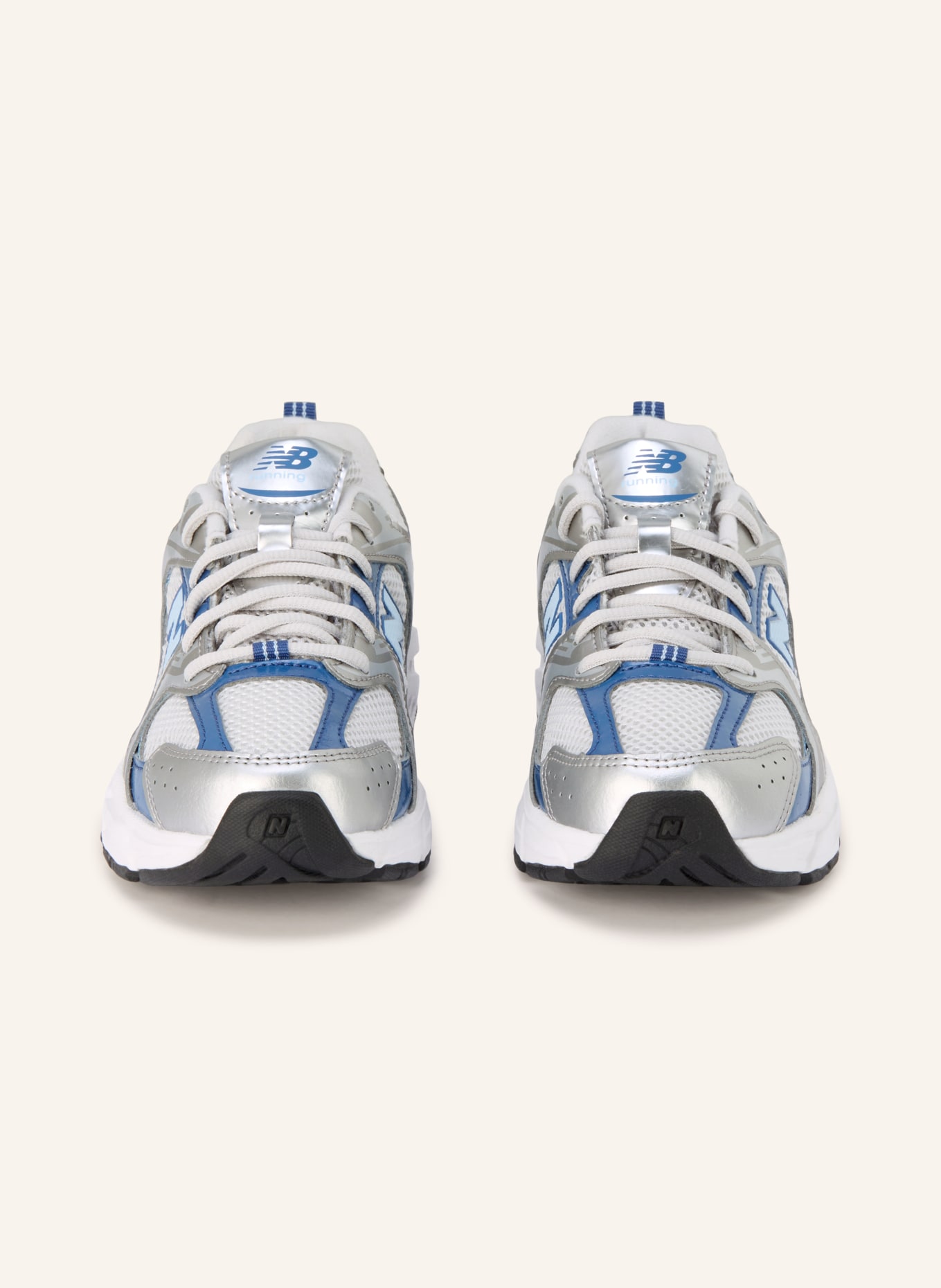 new balance Sneaker 530: SILBER / BLAU / WEISS