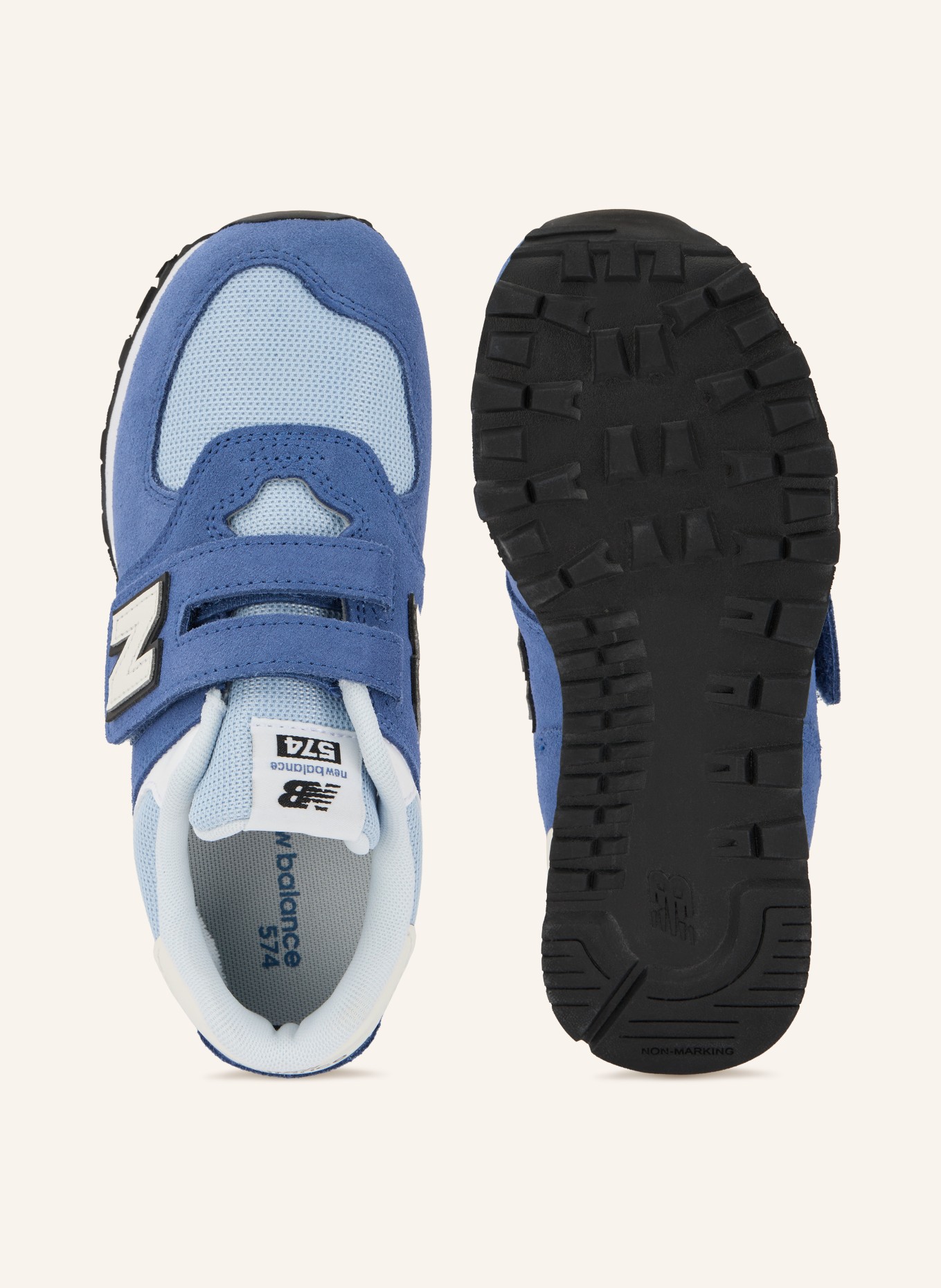 new balance Sneaker 574: BLAU / HELLBLAU / WEISS