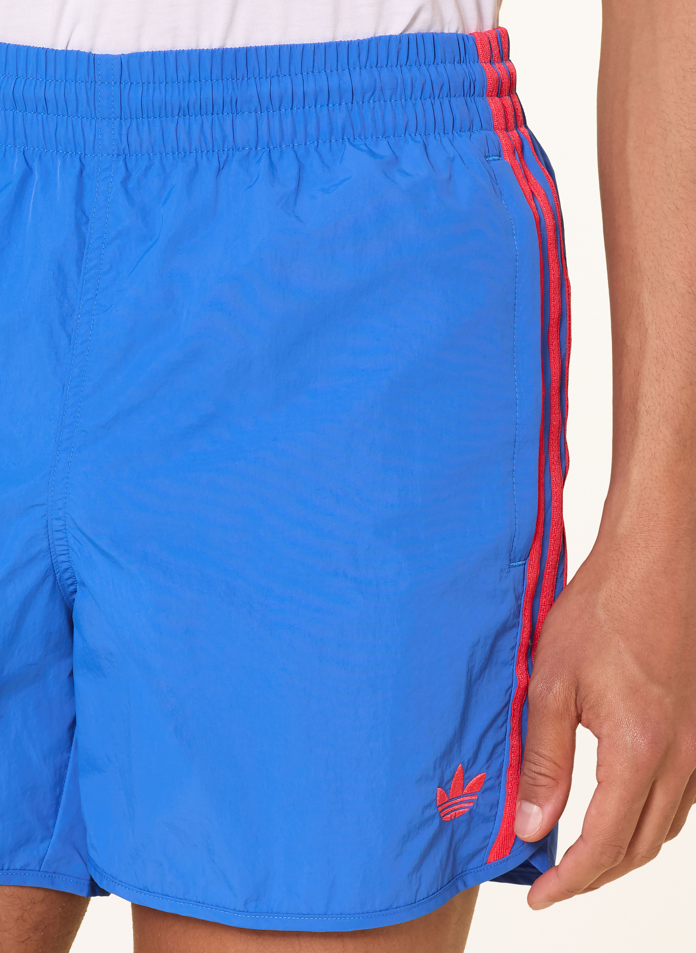 adidas Originals Szorty SPRINTER: NIEBIESKI / CZERWONY