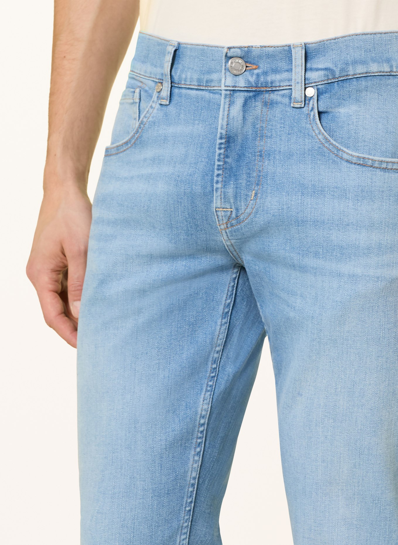 7 for all mankind Džíny SLIMMY TAPERED Skinny Fit: 3LF Light Blue