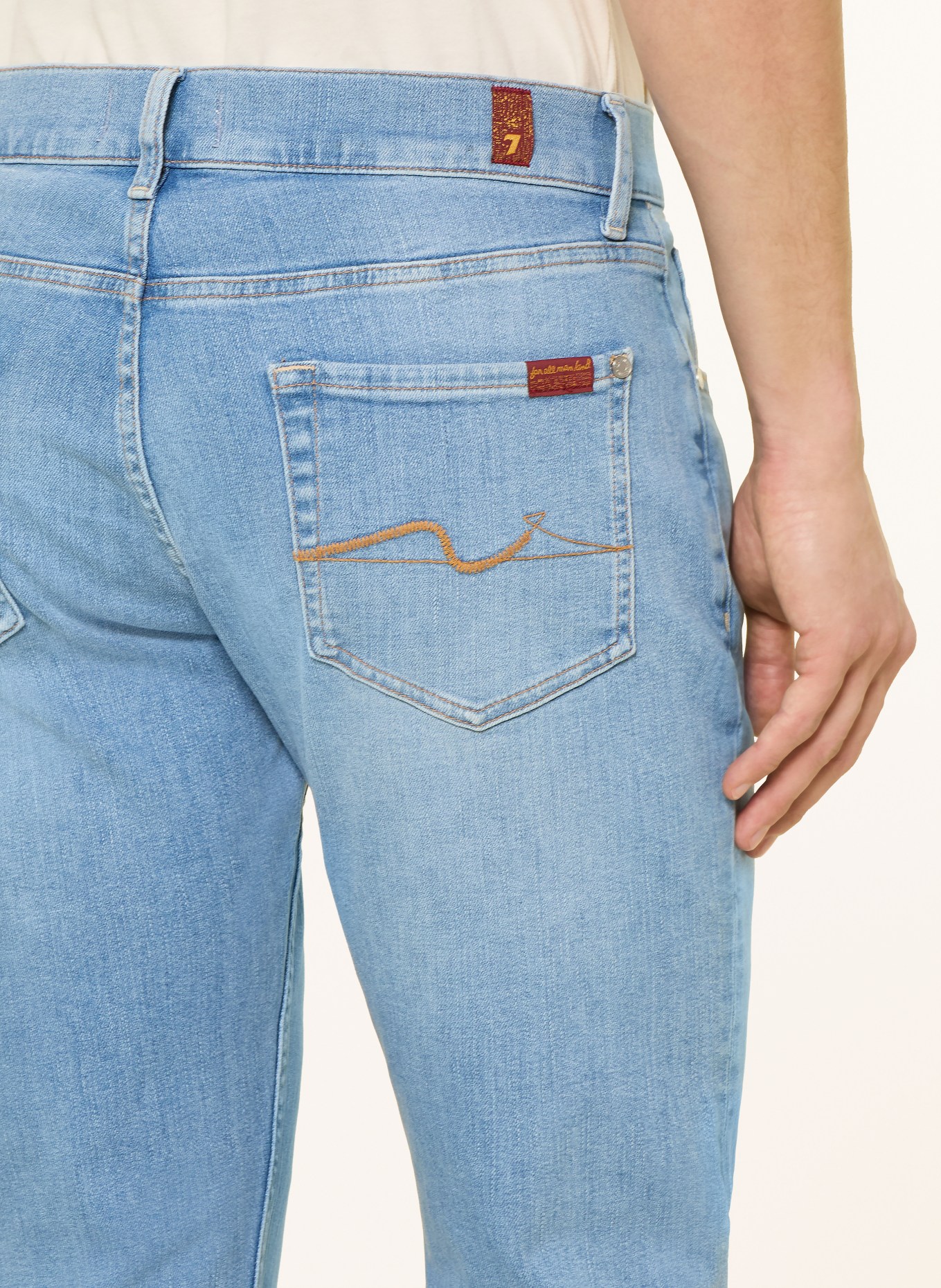 7 for all mankind Džíny SLIMMY TAPERED Skinny Fit: 3LF Light Blue