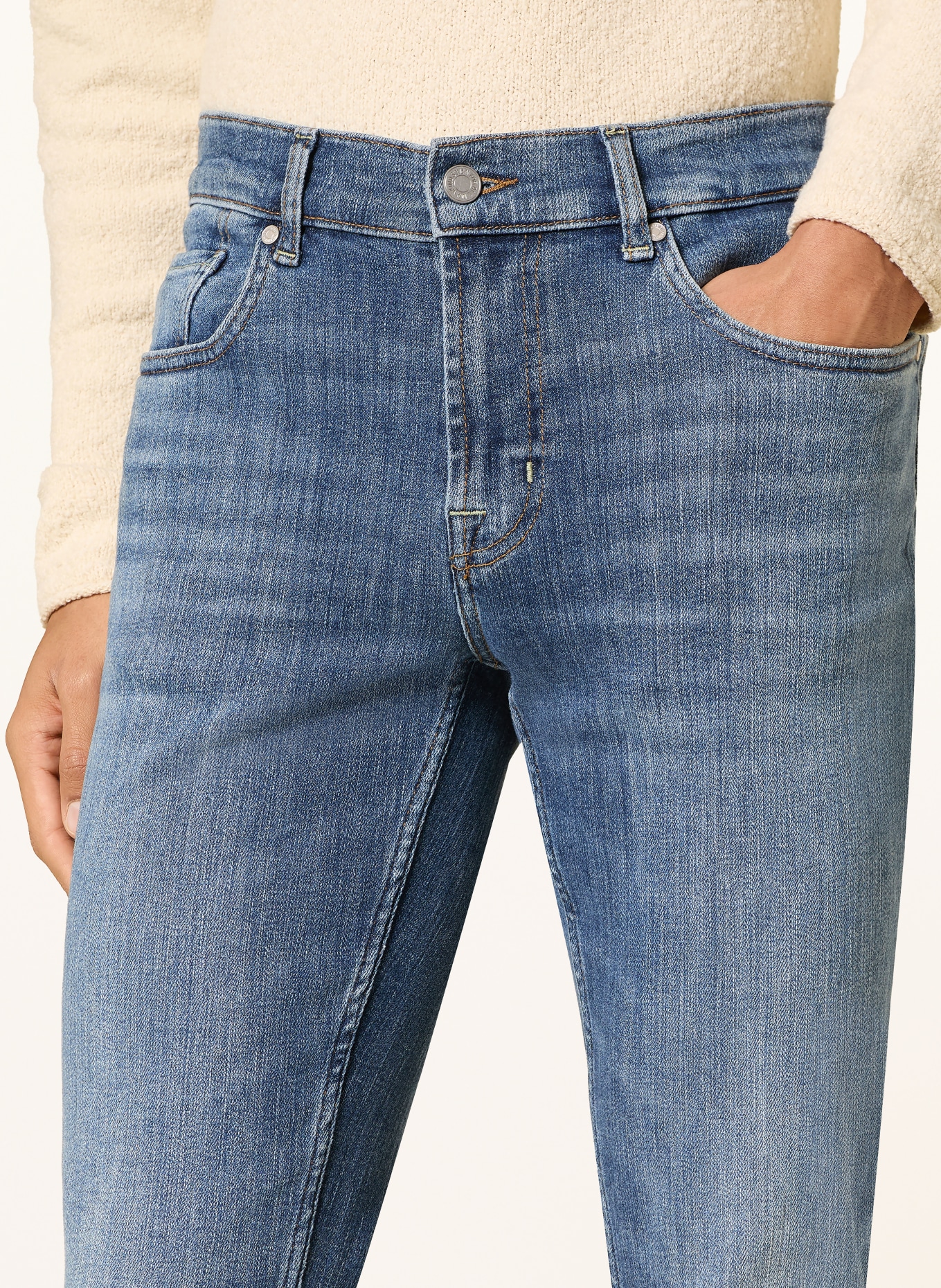 7 for all mankind Jeans SLIMMY TAPERED Skinny Fit: 3LU Mid Blue