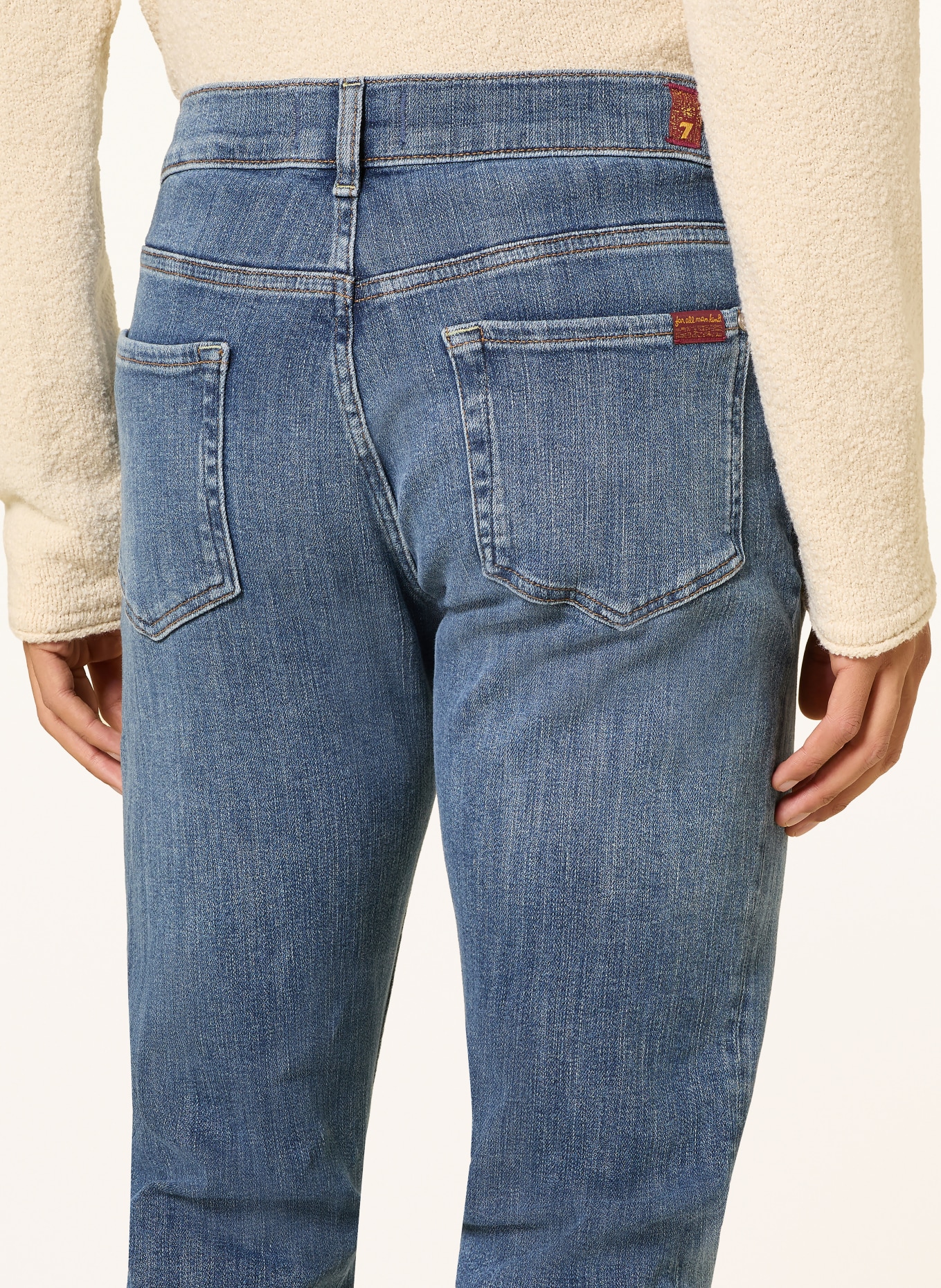 7 for all mankind Jeans SLIMMY TAPERED Skinny Fit: 3LU Mid Blue