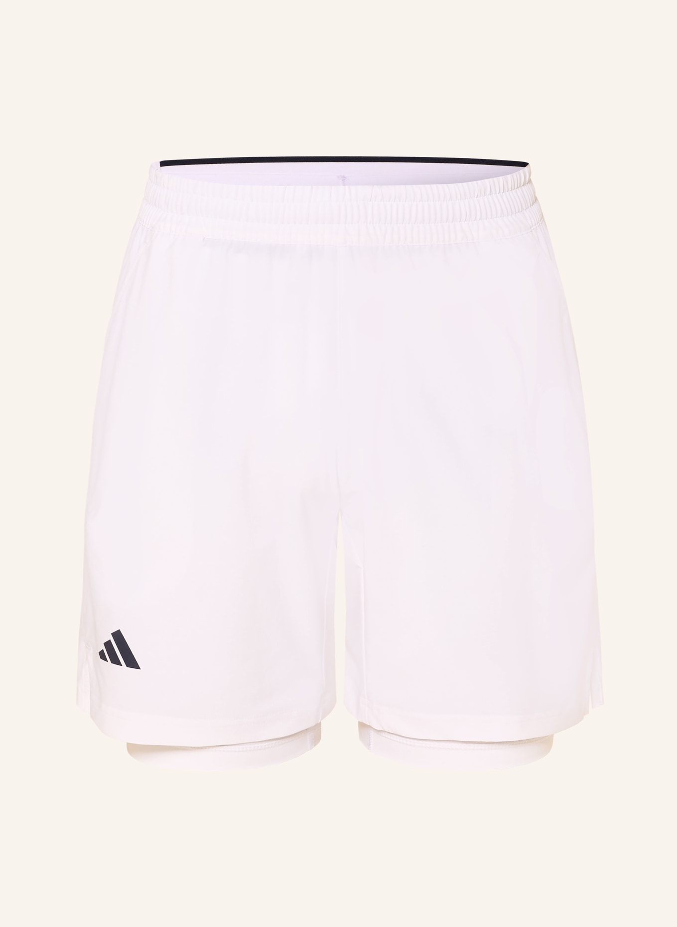 adidas 2-in-1-Tennisshorts TENNIS CLIMACOOL: WEISS / SCHWARZ