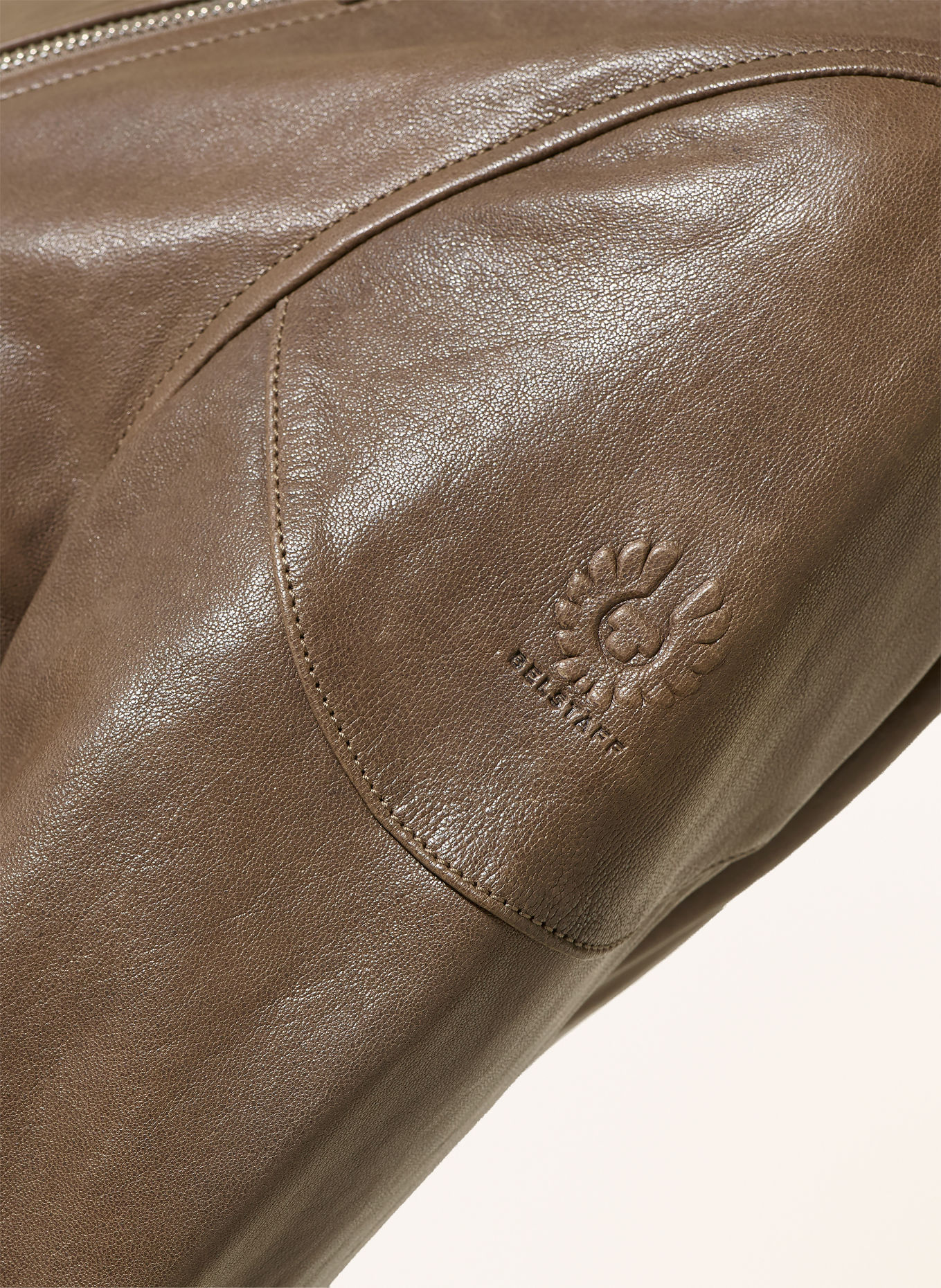 BELSTAFF Lederjacke RUSSO: TAUPE