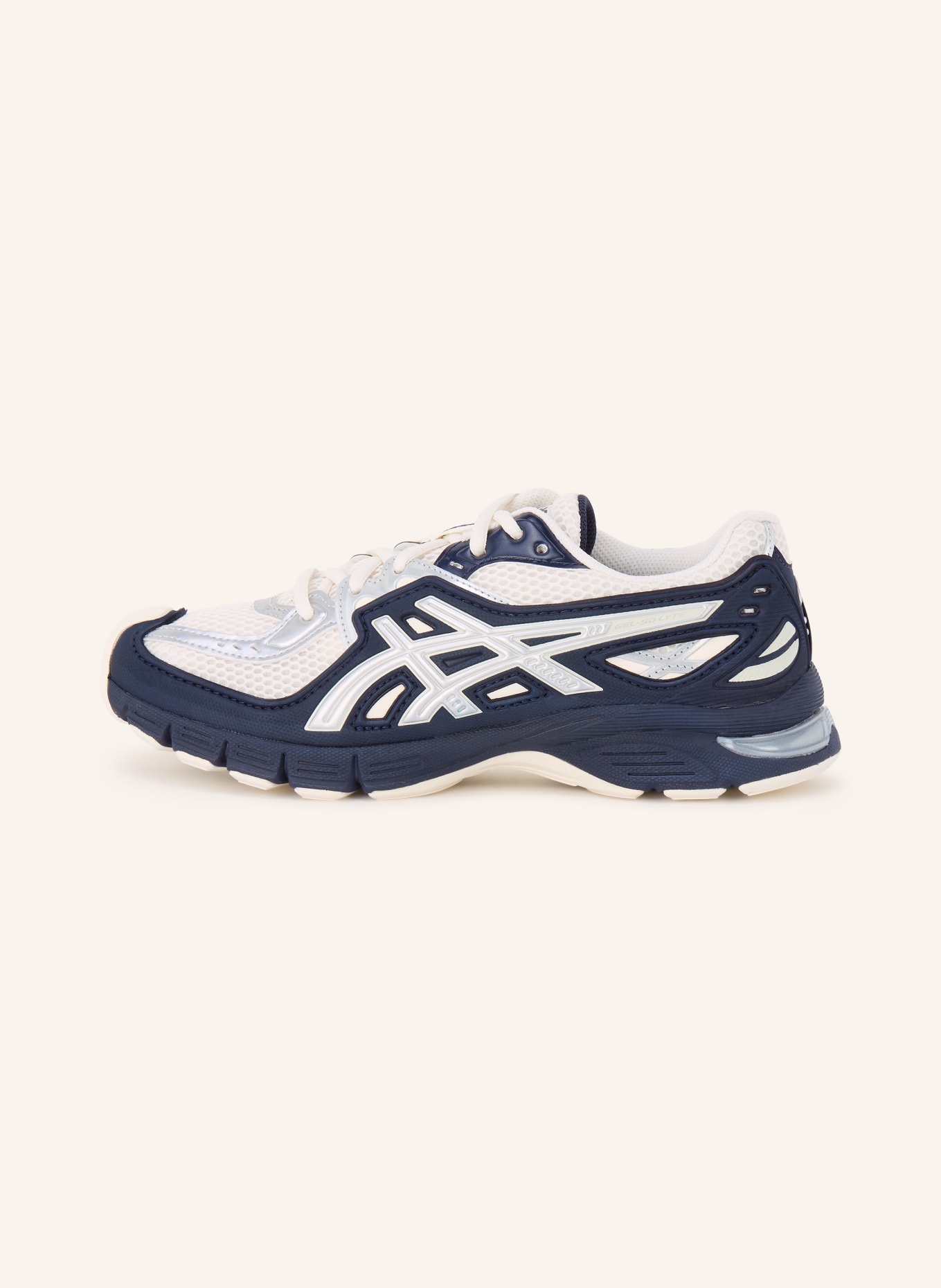 ASICS GEL-SD-LYTE sneaker: CREAM / SILVER / DARK BLUE