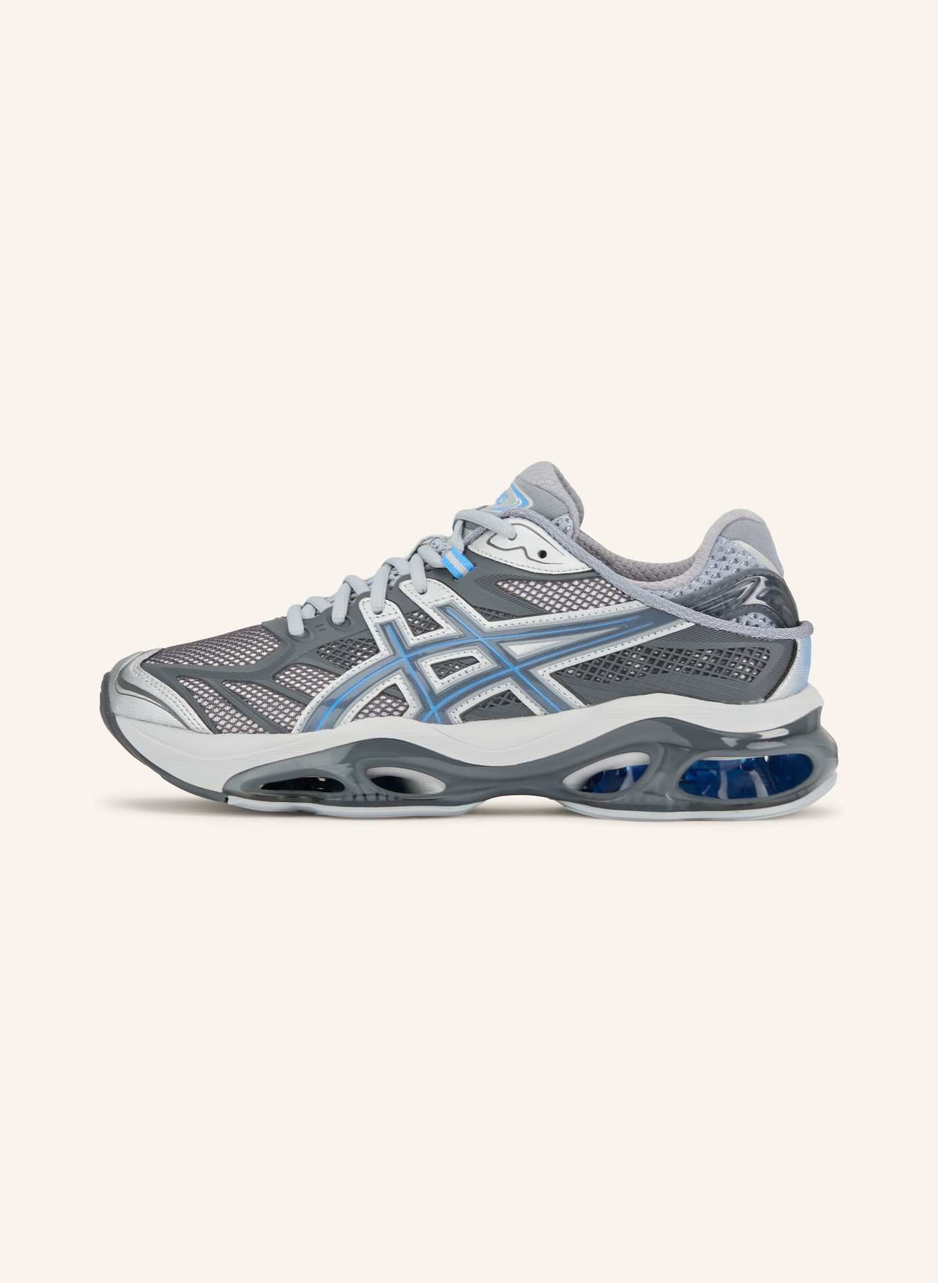 ASICS GEL-KINETIC 2.0 Sneakers: DARK GRAY / SILVER / BLUE