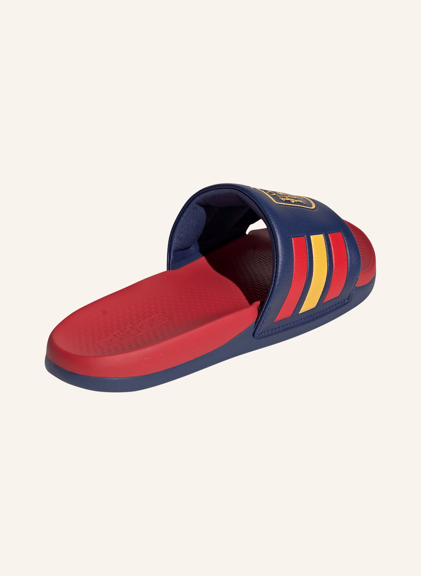 adidas Pantoletten ADILETTE COMFORT 2.0 DEUTSCHLAND: DUNKELBLAU / ROT / GELB