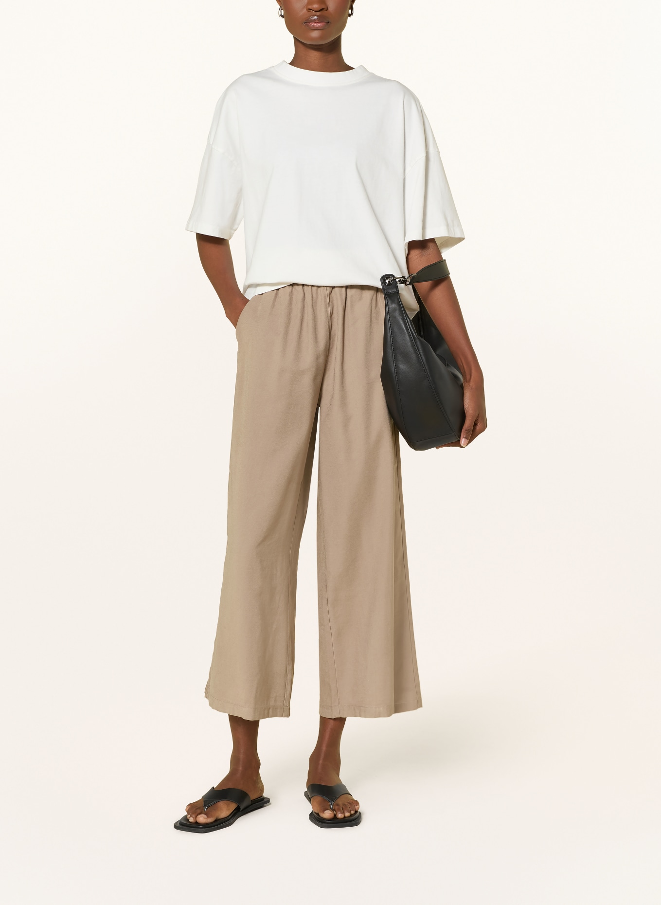 ONLY kalhoty: ČERNOŠEDÁ