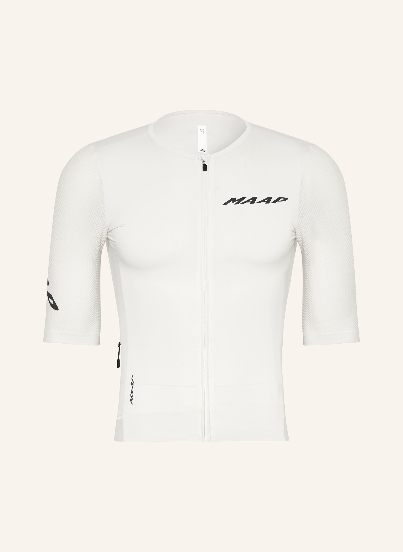 MAAP Koszulka kolarska EMERGE: ECRU / CZARNY