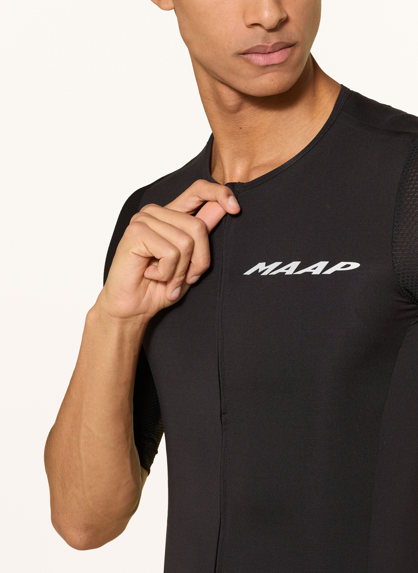 MAAP Koszulka kolarska EMERGE: CZARNY / SZARY