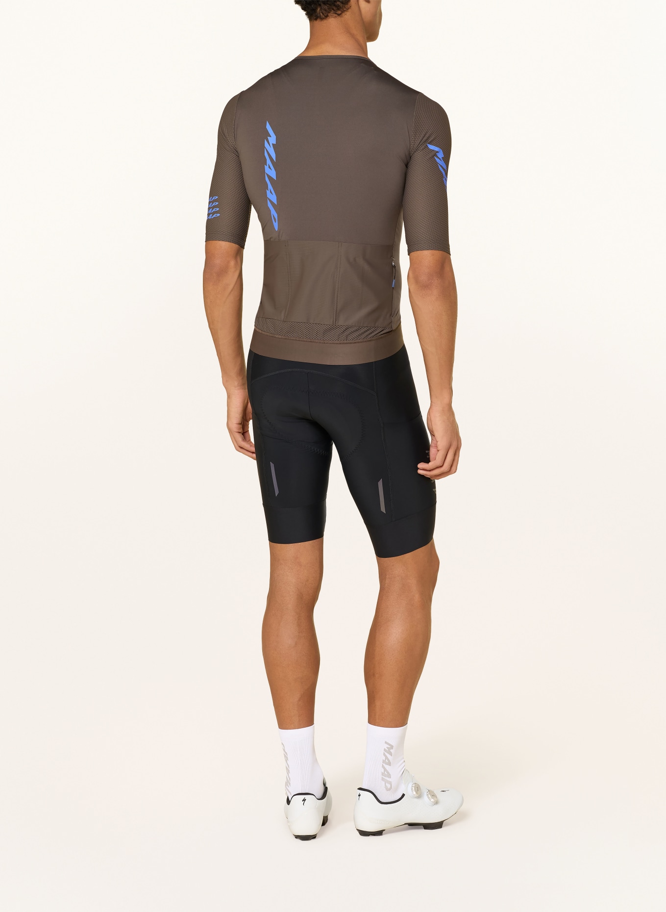 MAAP Koszulka kolarska EMERGE: CZIEMNOSZARY / NIEBIESKI