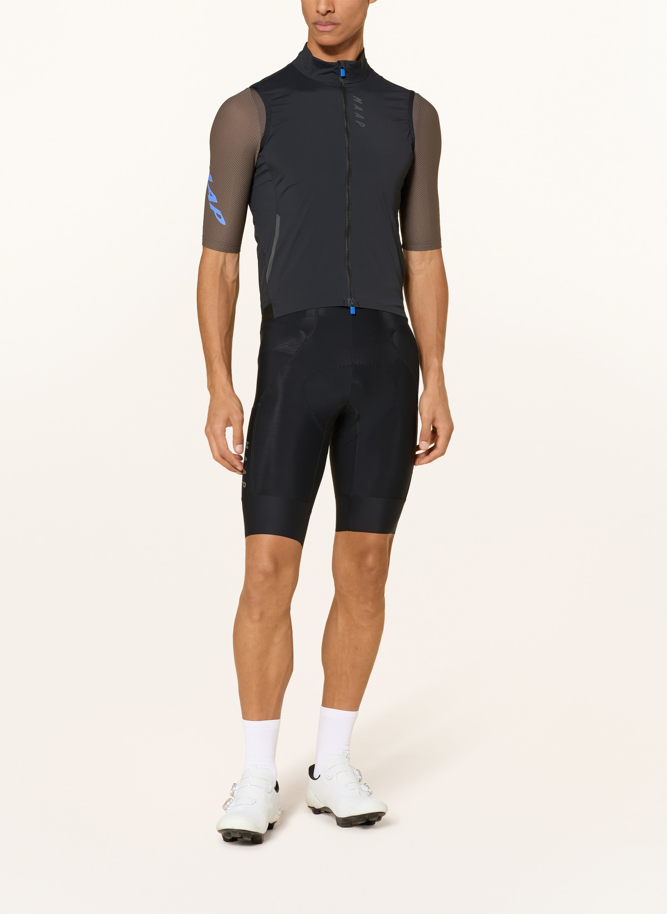 MAAP FLOW Cycling Vest: BLACK / GRAY