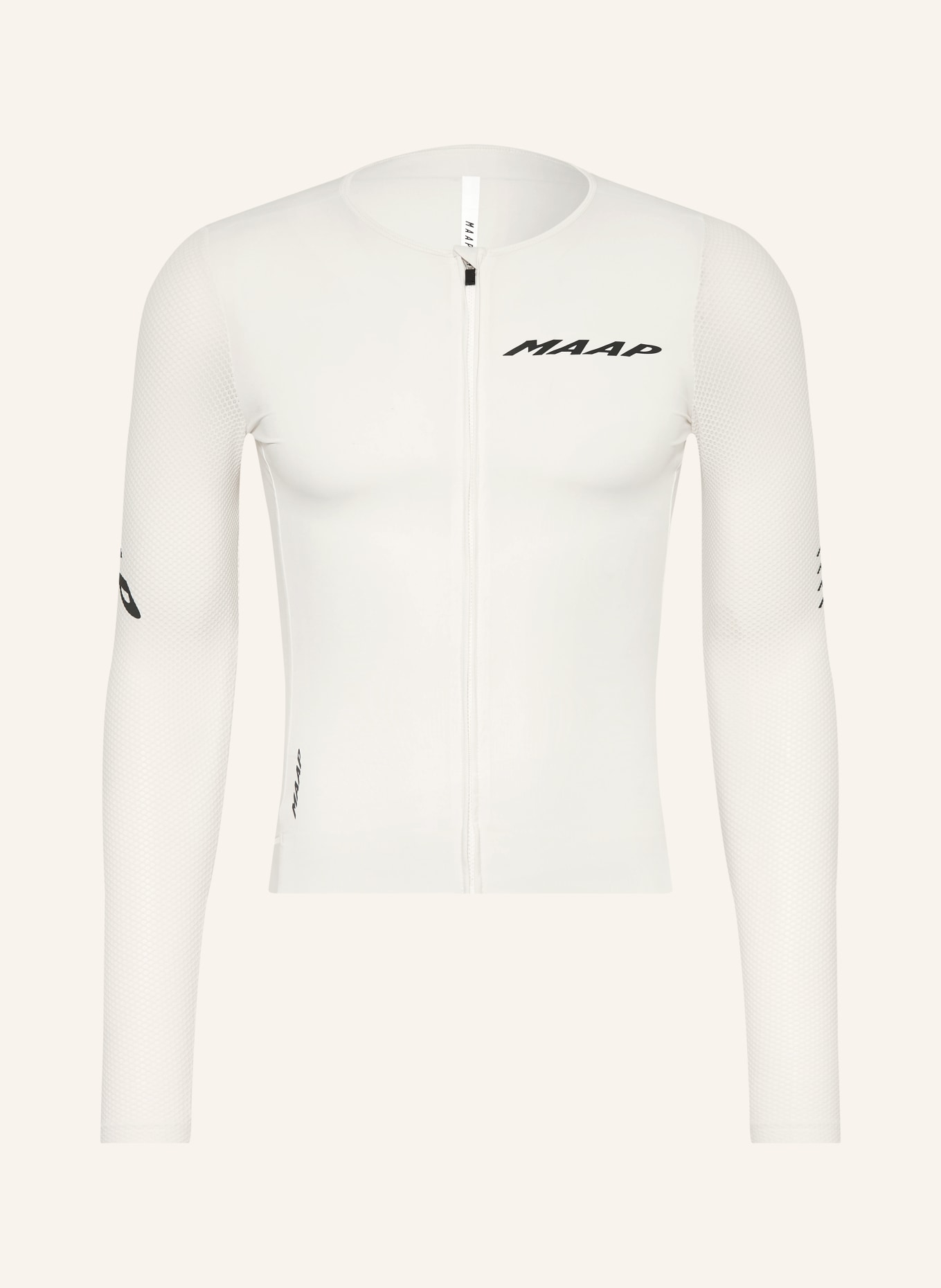 MAAP EMERGE Cycling Jersey: LIGHT GRAY / BLACK