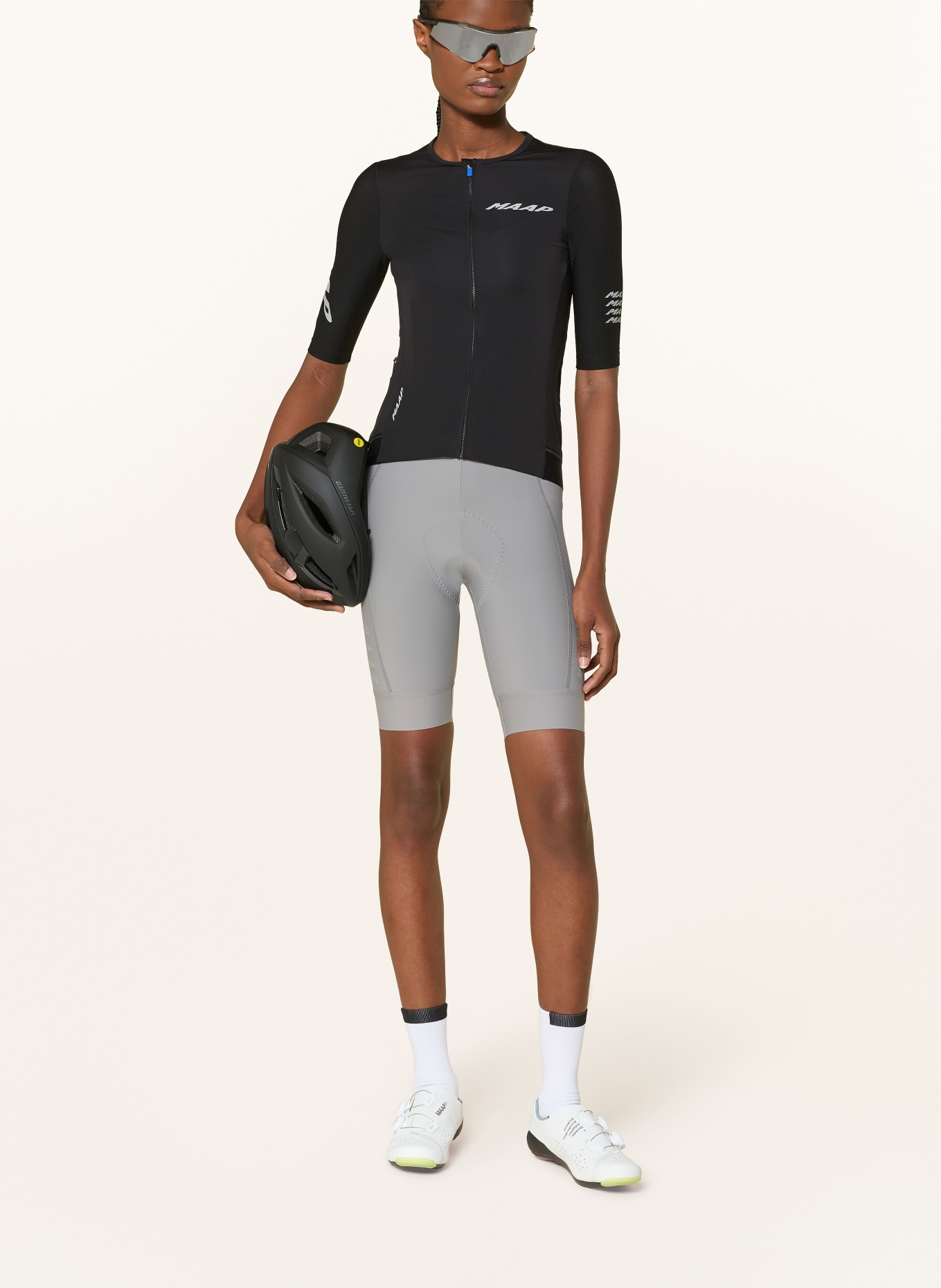 MAAP Fietsshirt EMERGE JERSEY: ZWART