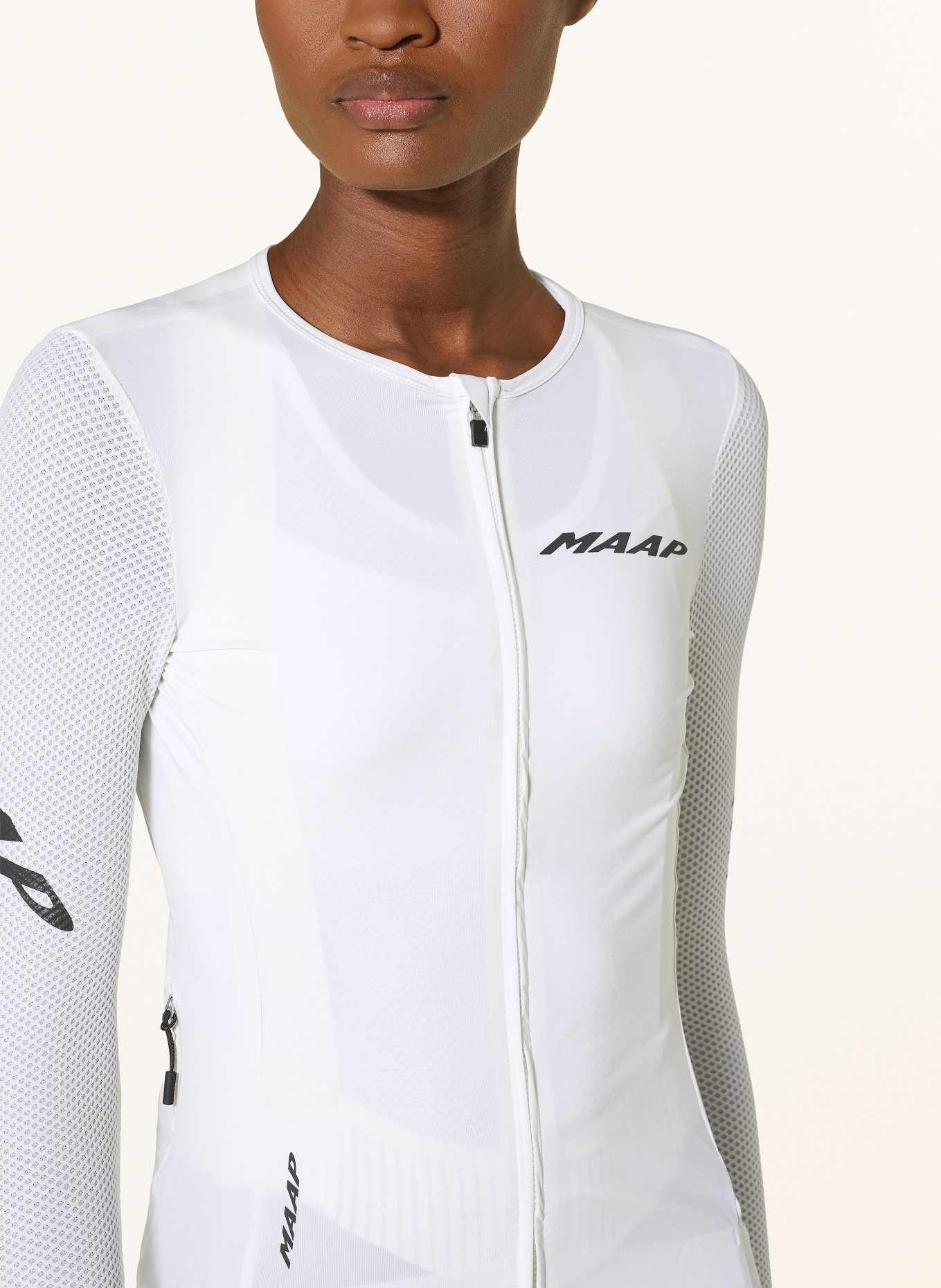 MAAP Fietsshirt EMERGE LS JERSEY: LICHTGRIJS