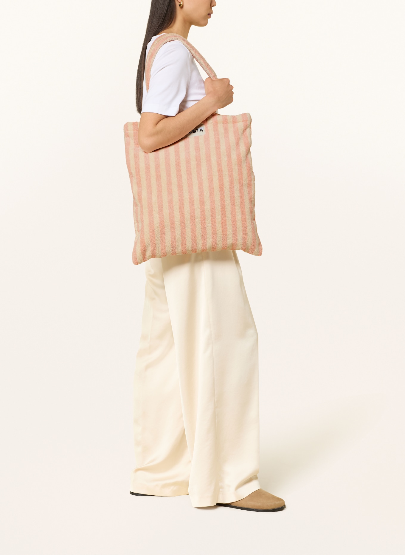 BONGUSTA Shopper NARAM: CRÈME / LICHTORANJE