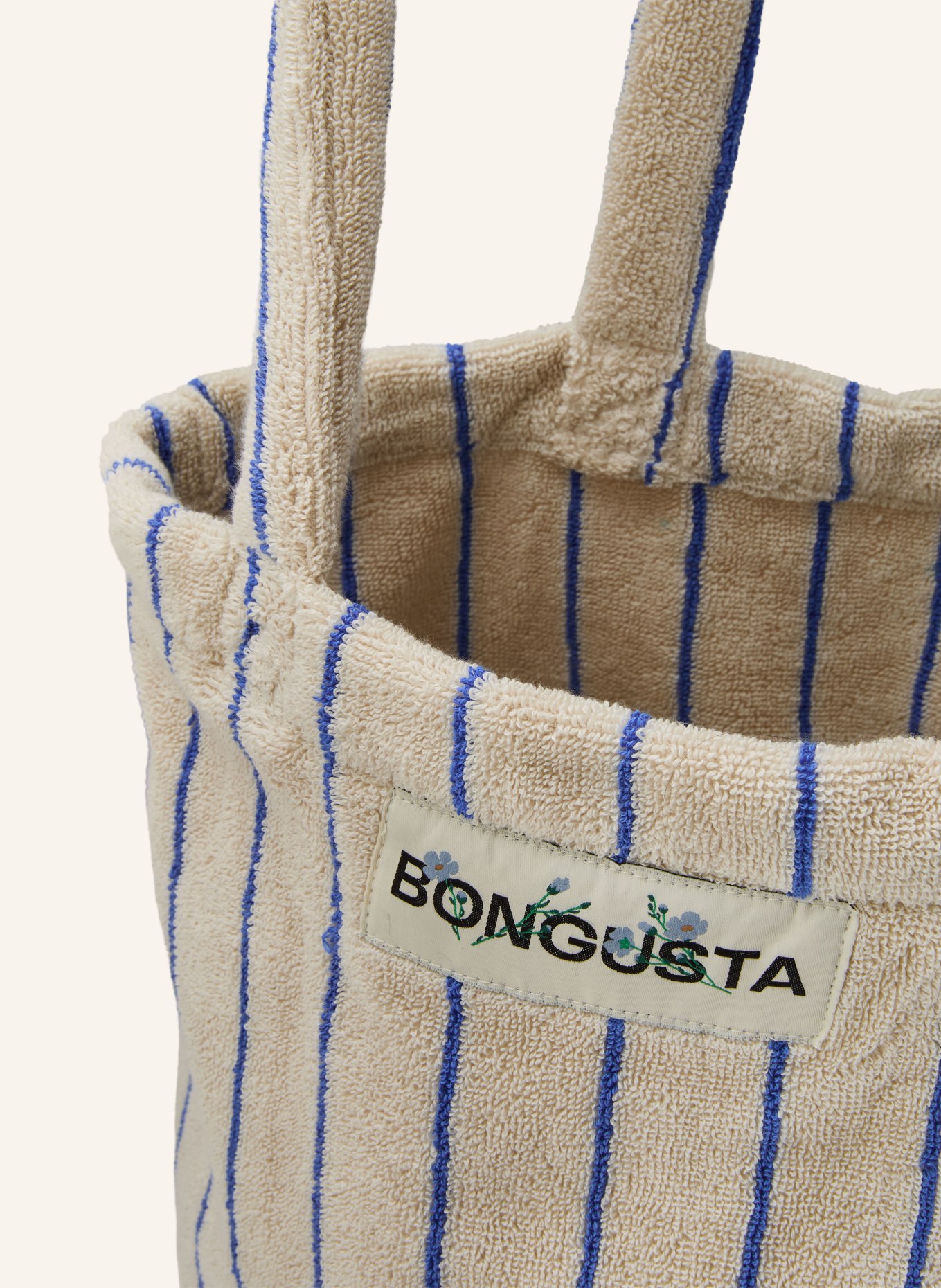 BONGUSTA Shopper NARAM: WEISS / BLAU