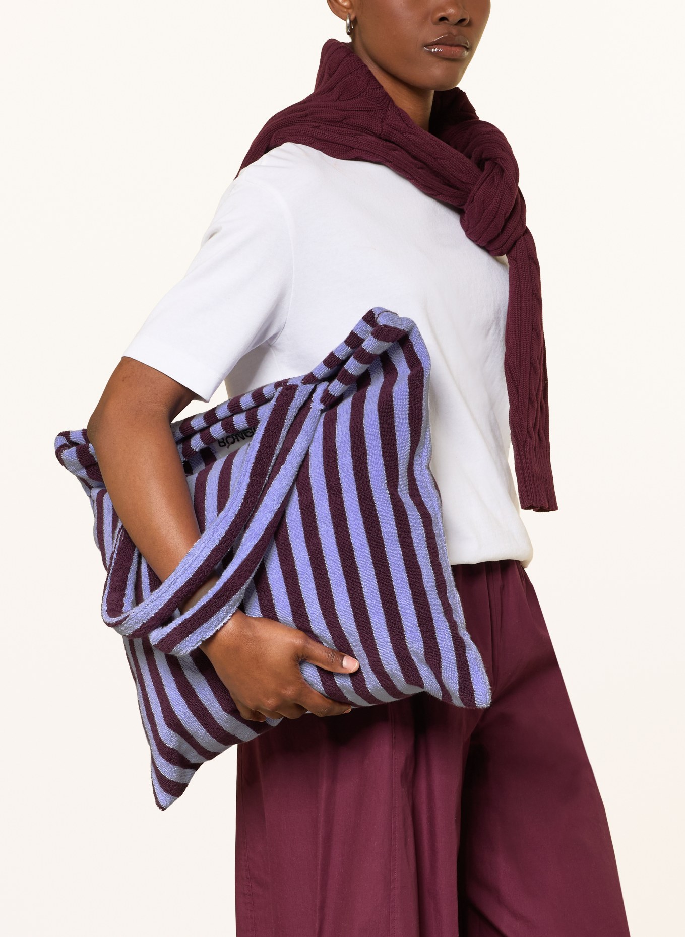 BONGUSTA Shopper NARAM: LIGHT PURPLE / DARK PURPLE