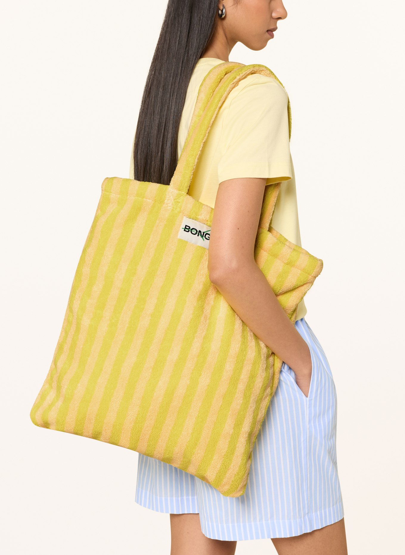 BONGUSTA Sac cabas NARAM: JAUNE FLUO / JAUNE CLAIR