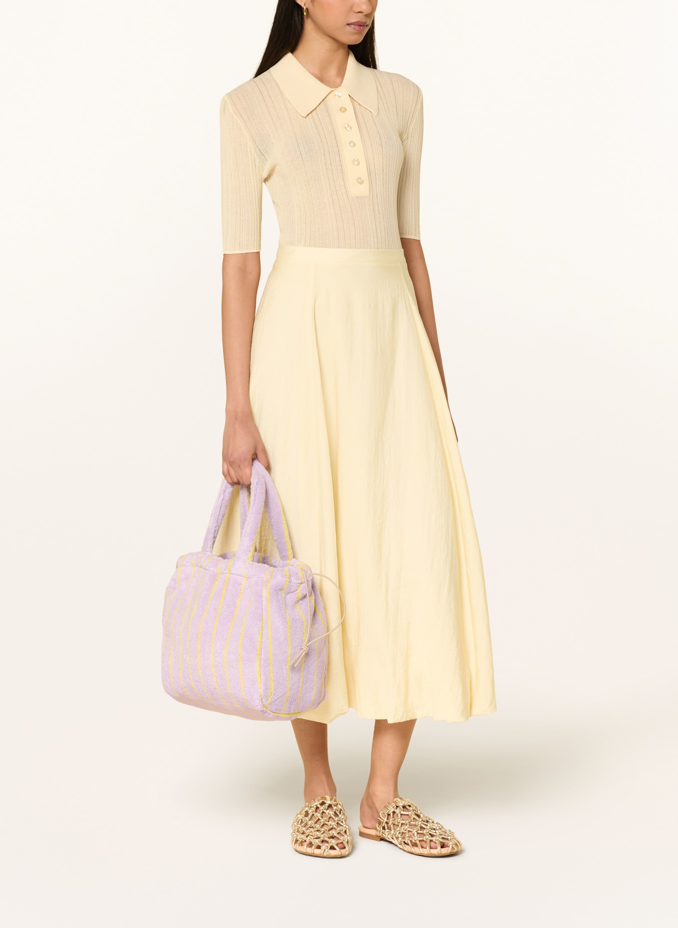 BONGUSTA Handtasche NARAM SMALL: HELLLILA / GELB