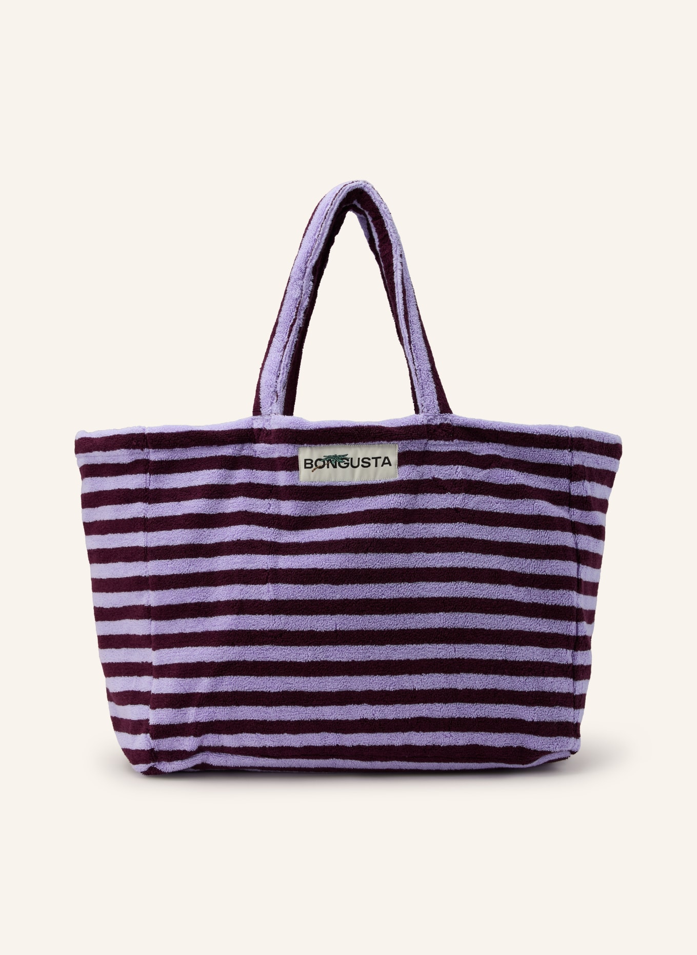BONGUSTA Beach bag NARAM: LIGHT PURPLE / DARK PURPLE