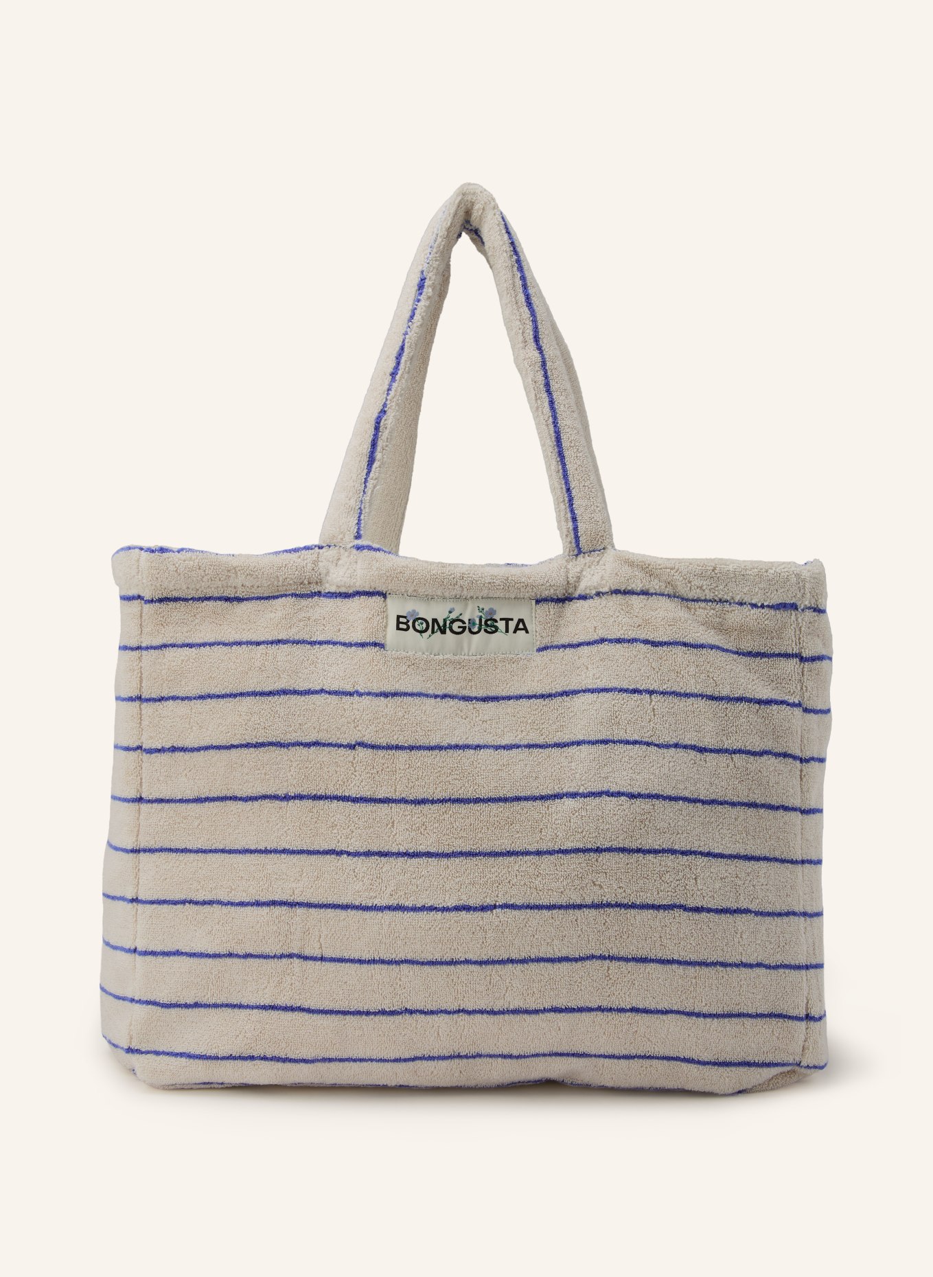 BONGUSTA Strandtasche NARAM: WEISS / BLAU