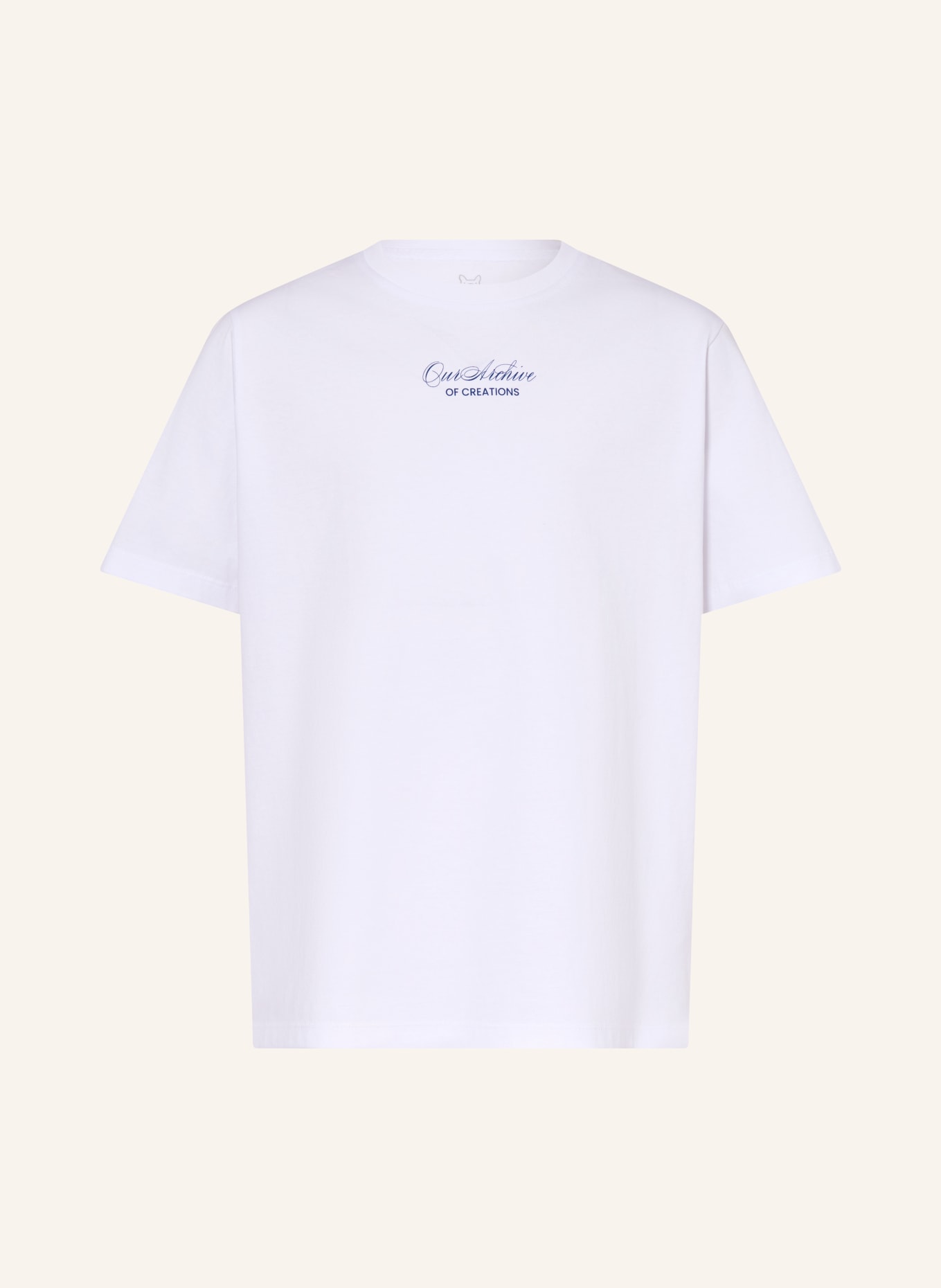 JACK&JONES Koszulka: BIAŁY / GRANATOWY / NIEBIESKI